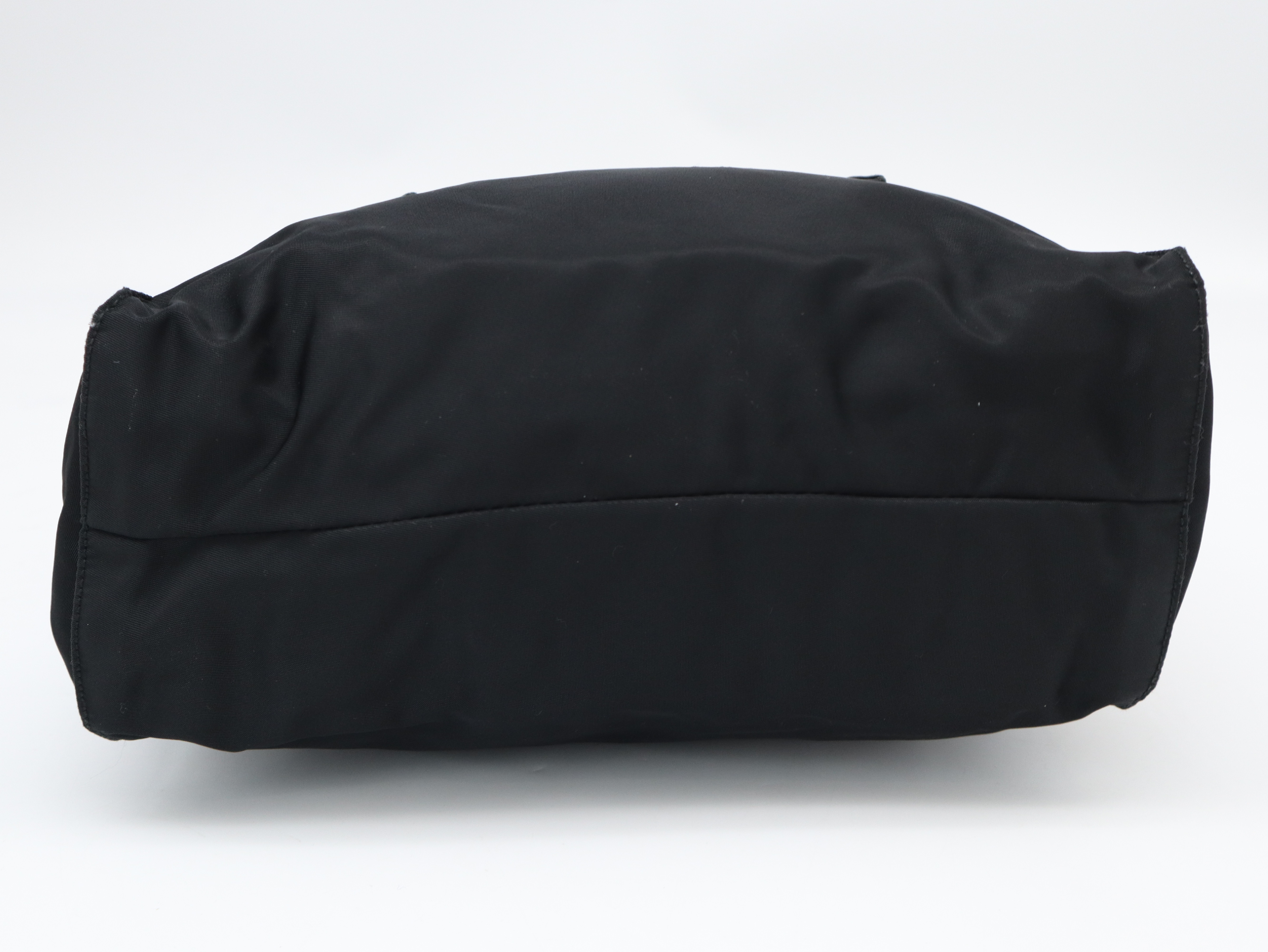 Nylon Tote Bag, Black, with Dust Bag — view 5