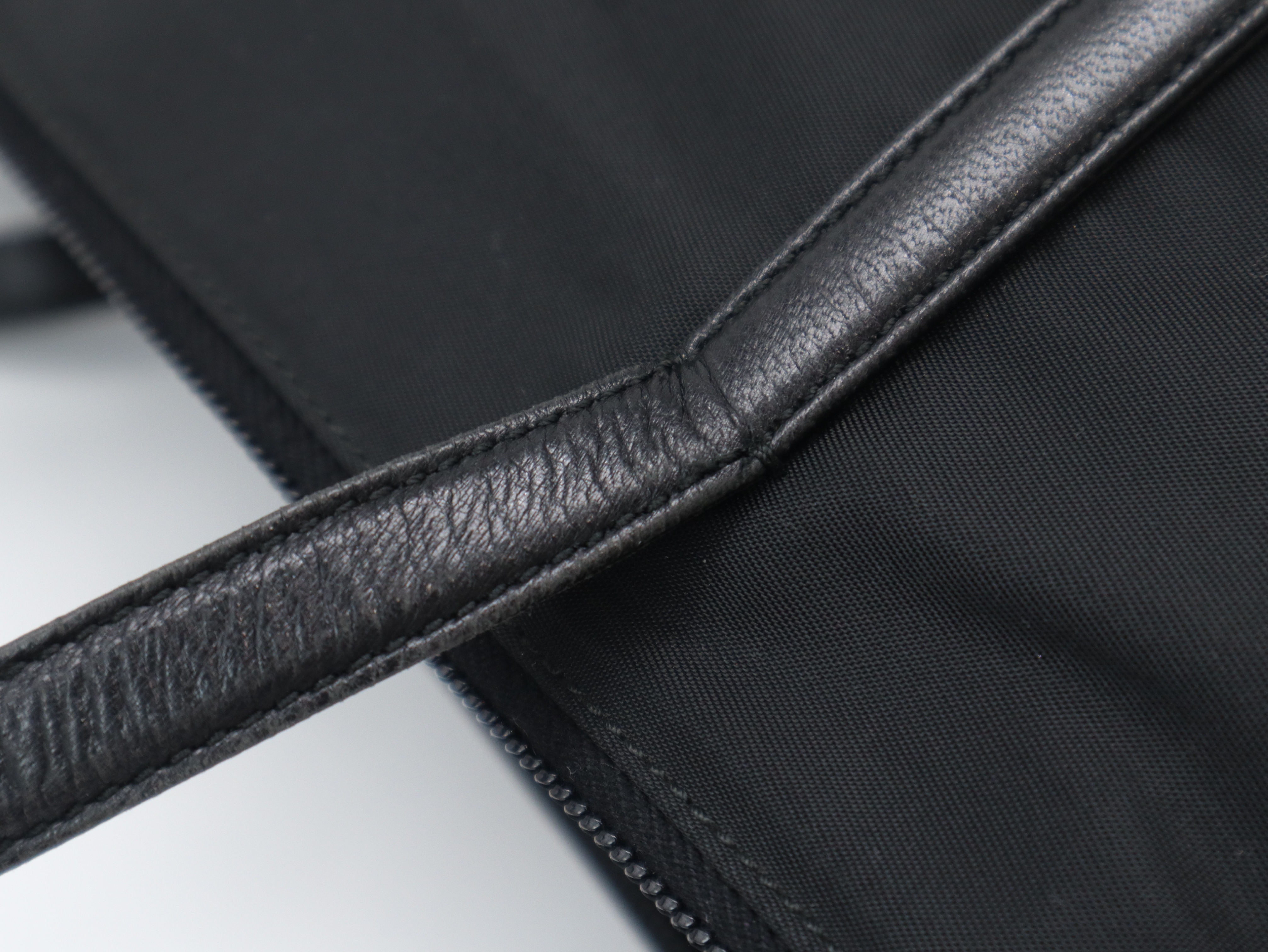 Nylon Tote Bag, Black, with Dust Bag — view 8