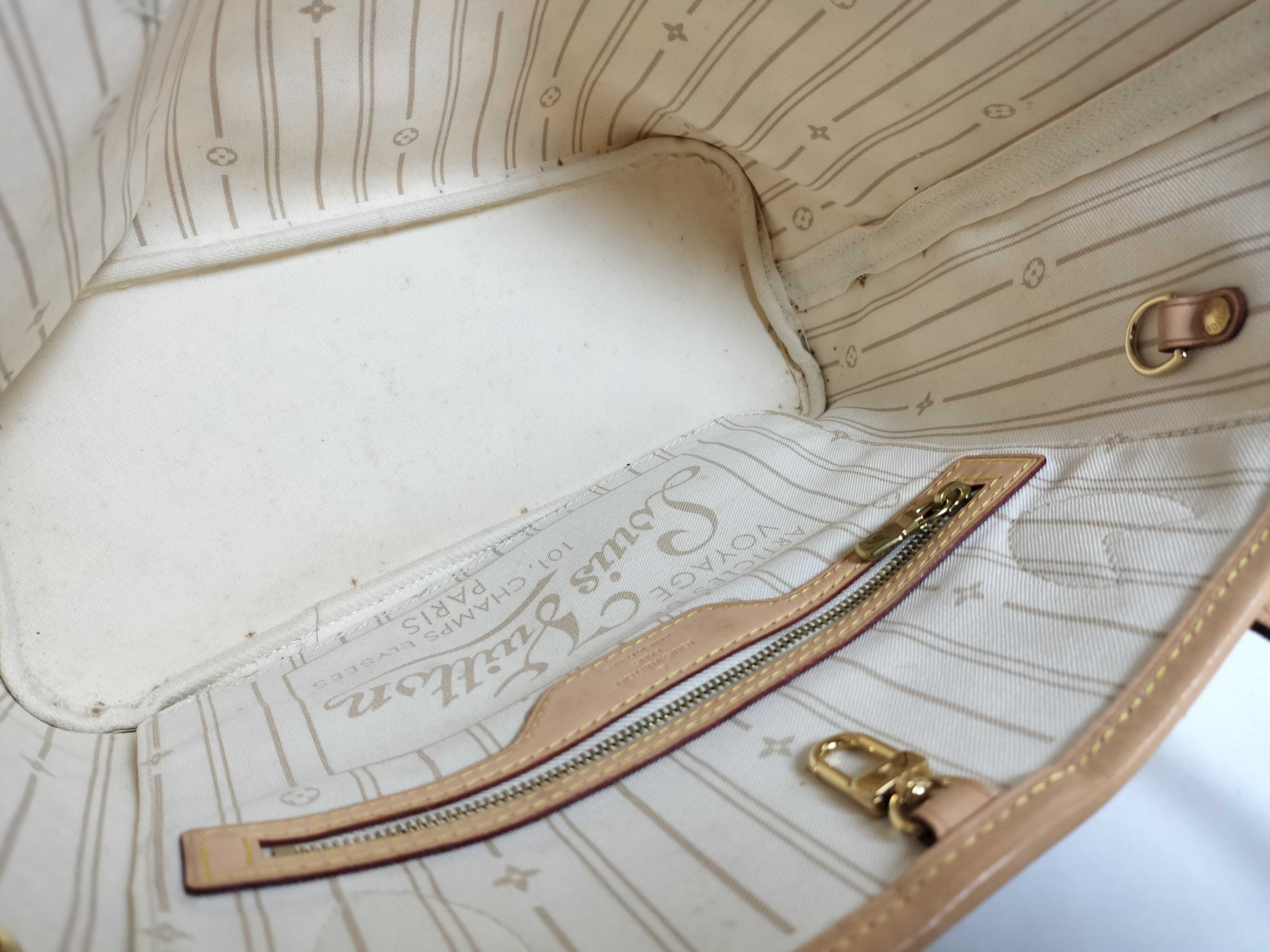 Damier Azur Neverfull PM Tote Bag — view 8