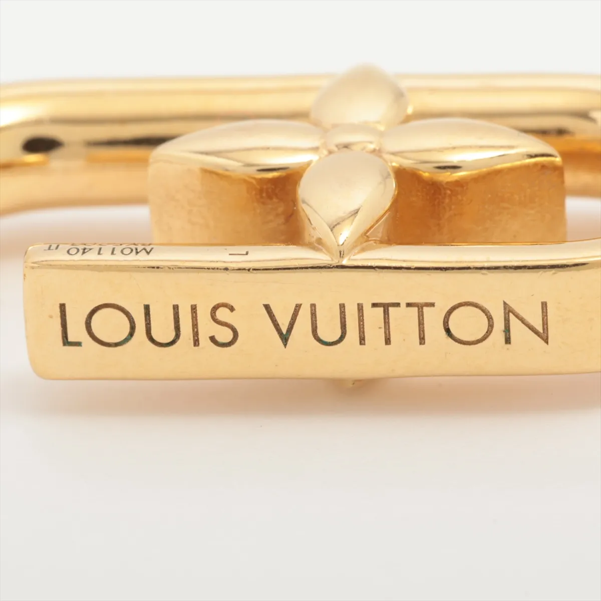 M01140 Hoop My LV Chain BY5203 Earrings (Pair) GP Gold. Shows signs of wear: — view 5