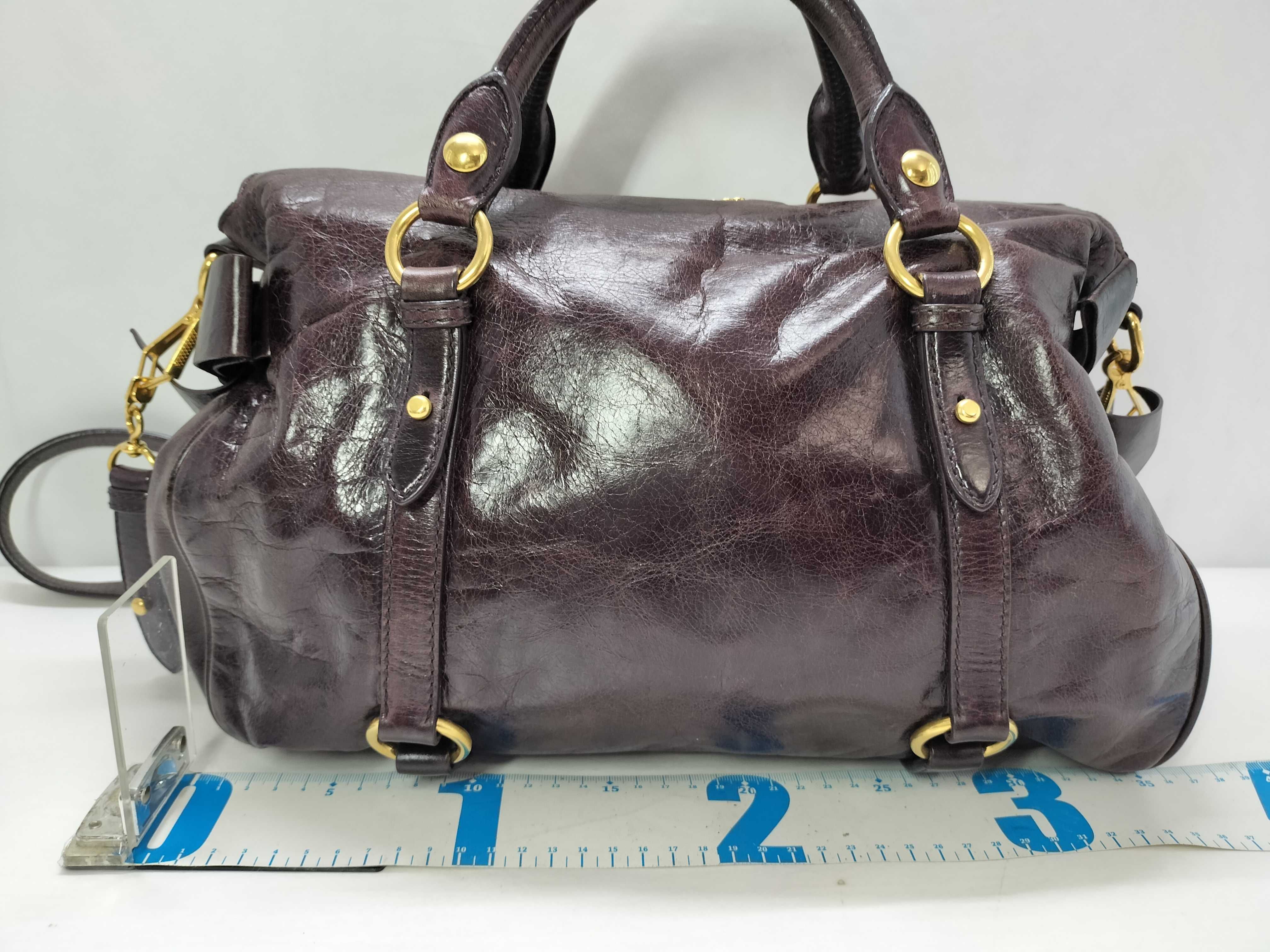 Leather Tote Bag, Brown Handbag — view 2