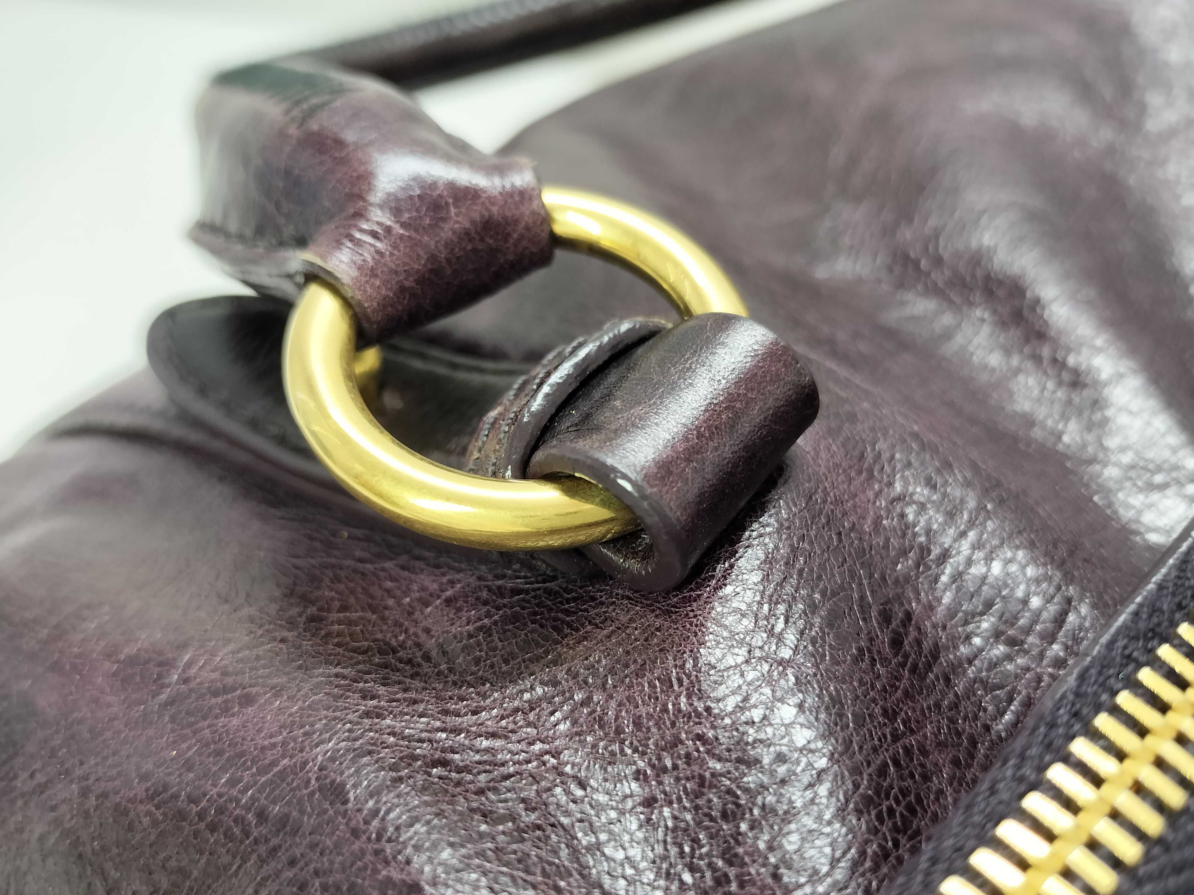 Leather Tote Bag, Brown Handbag — view 5