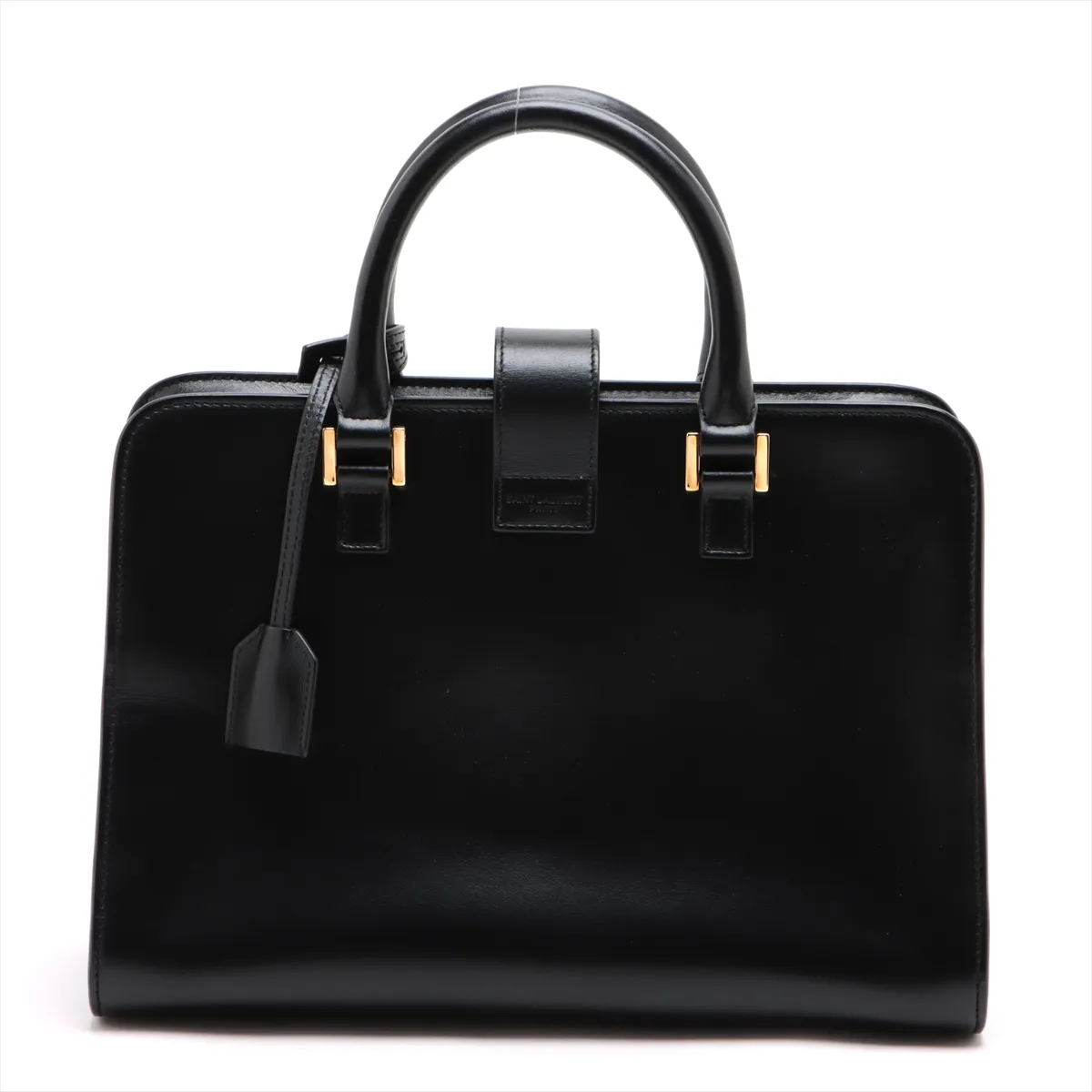 Cabas Leather 2WAY Handbag Black 472469 — view 2