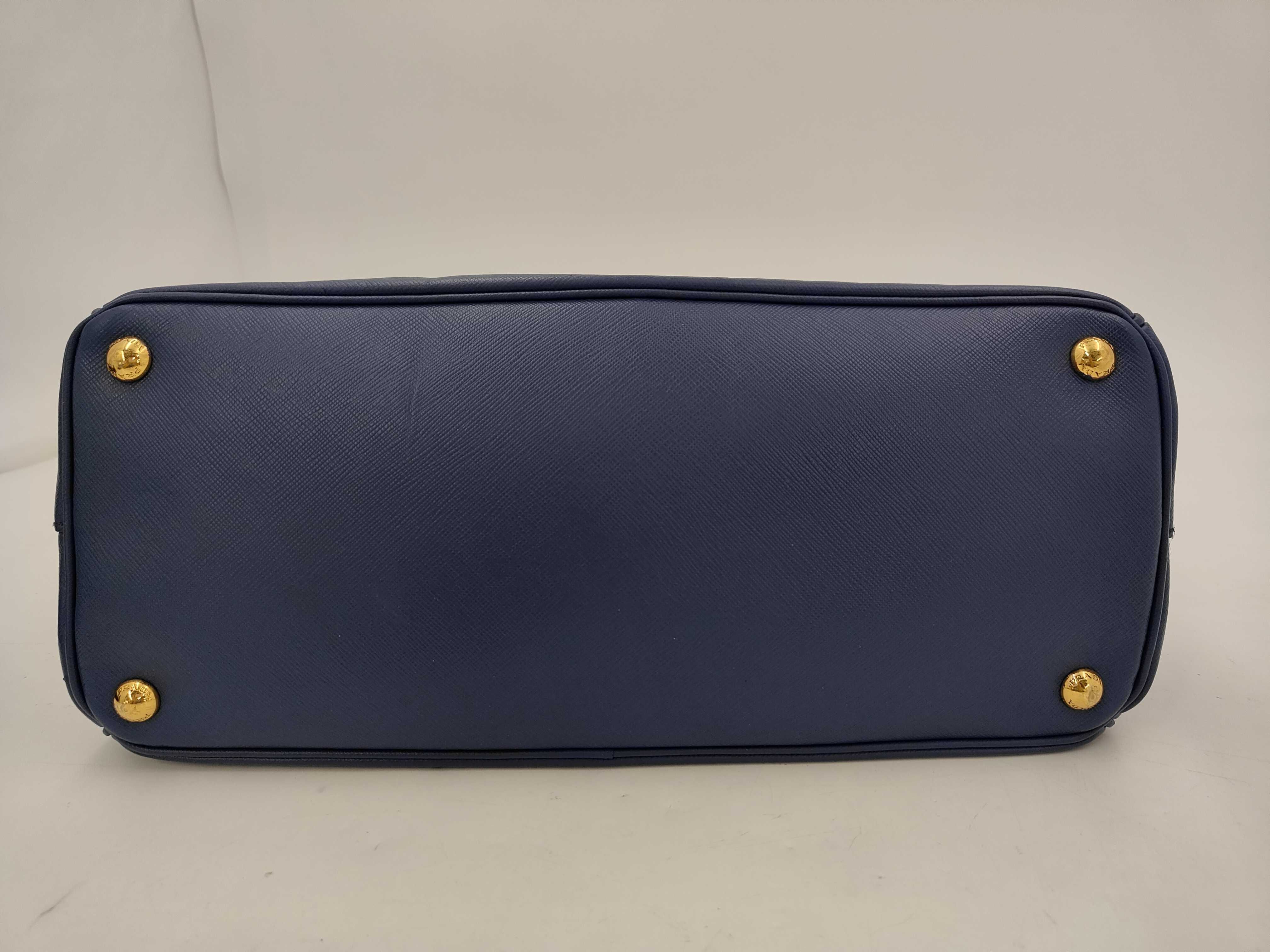 Galleria Saffiano Lux Double-Zip Tote Bag — view 8