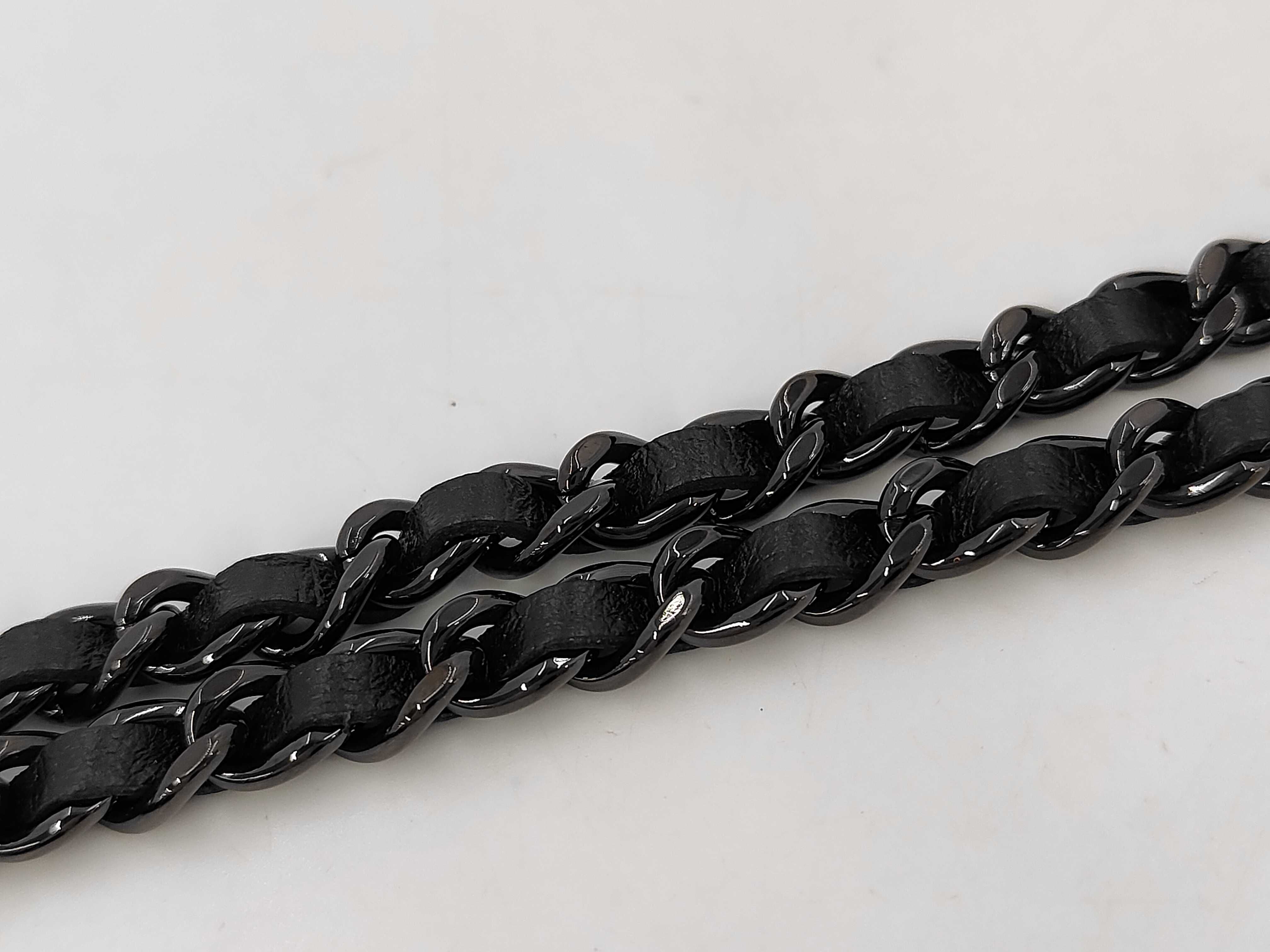 Mini Matelassé Rhinestone Chain Black Lambskin Random XKUCL316 Shoulder Bag (with seal) — view 4