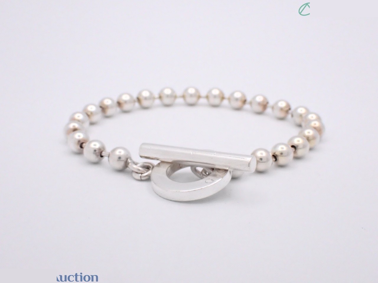 Ball chain bracelet, 925 sterling silver, 15.0g, wrist circumference approximately 17cm