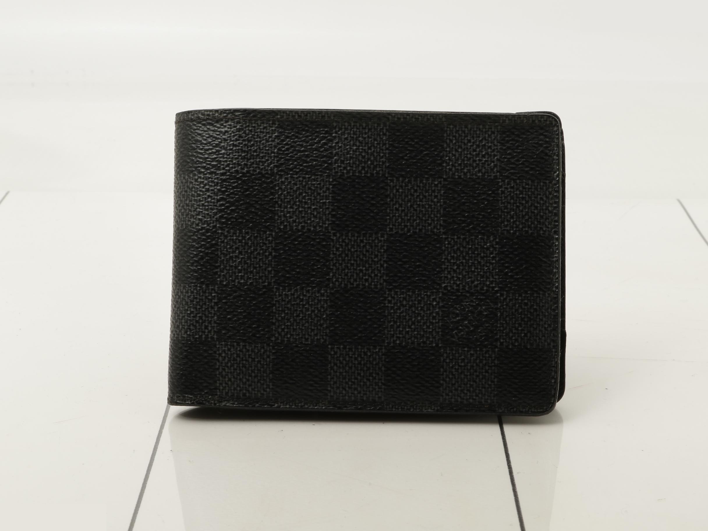 N62663 Damier Graphite Portefeuille Multiple Folding Wallet