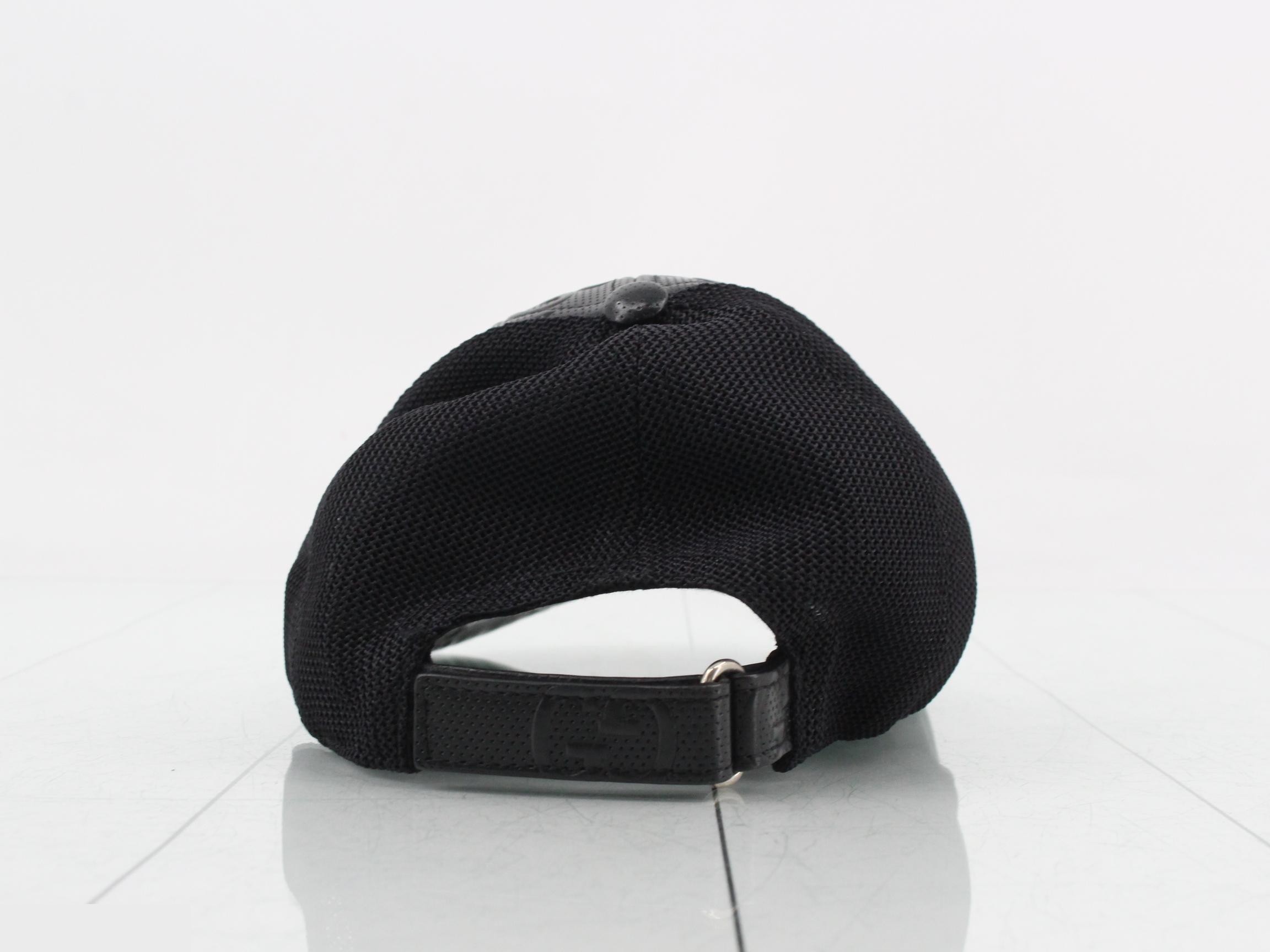 Embossed Baseball Cap, Noir — view 2