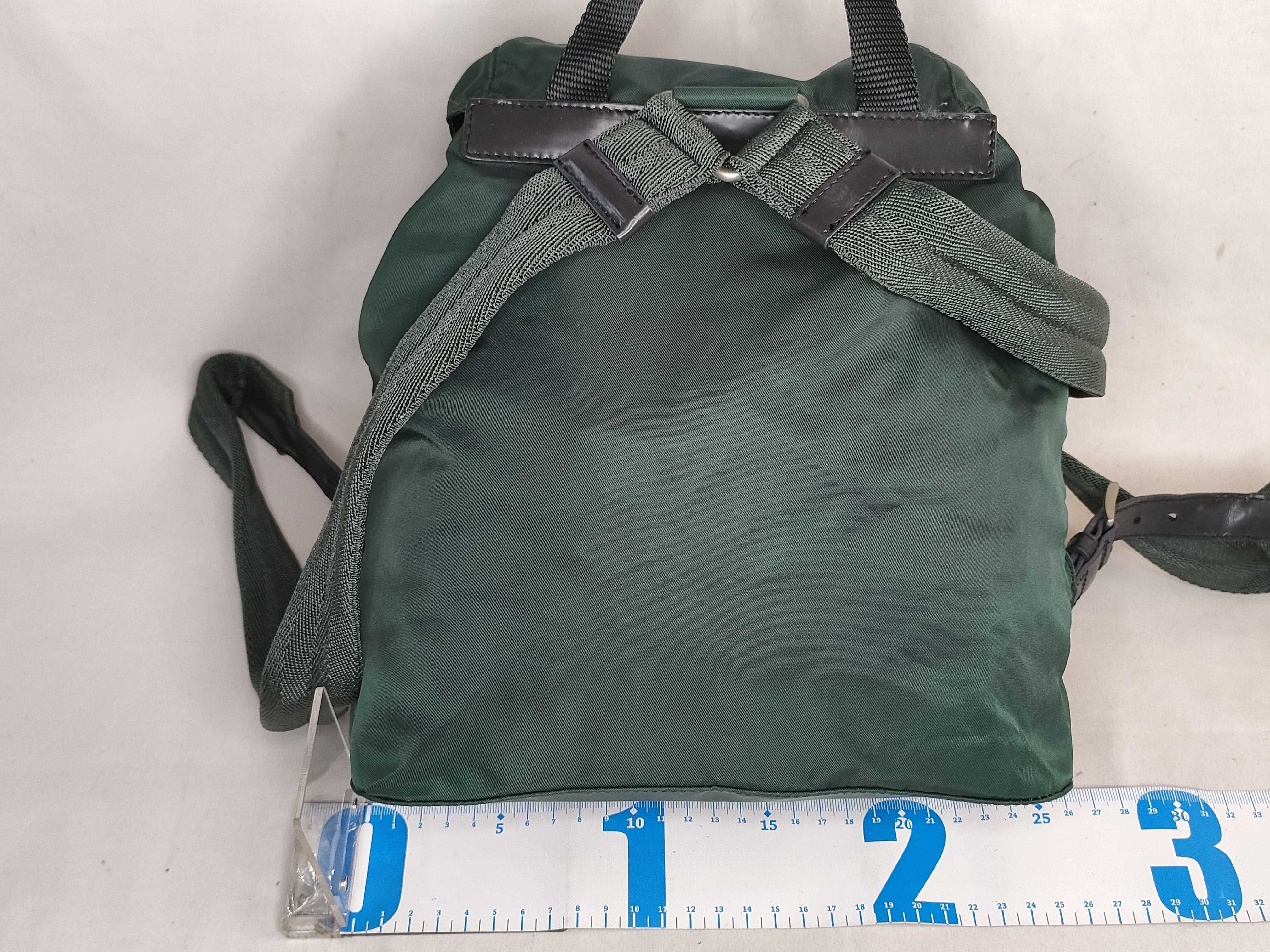 nylon backpack with Prada triangular logo — view 2