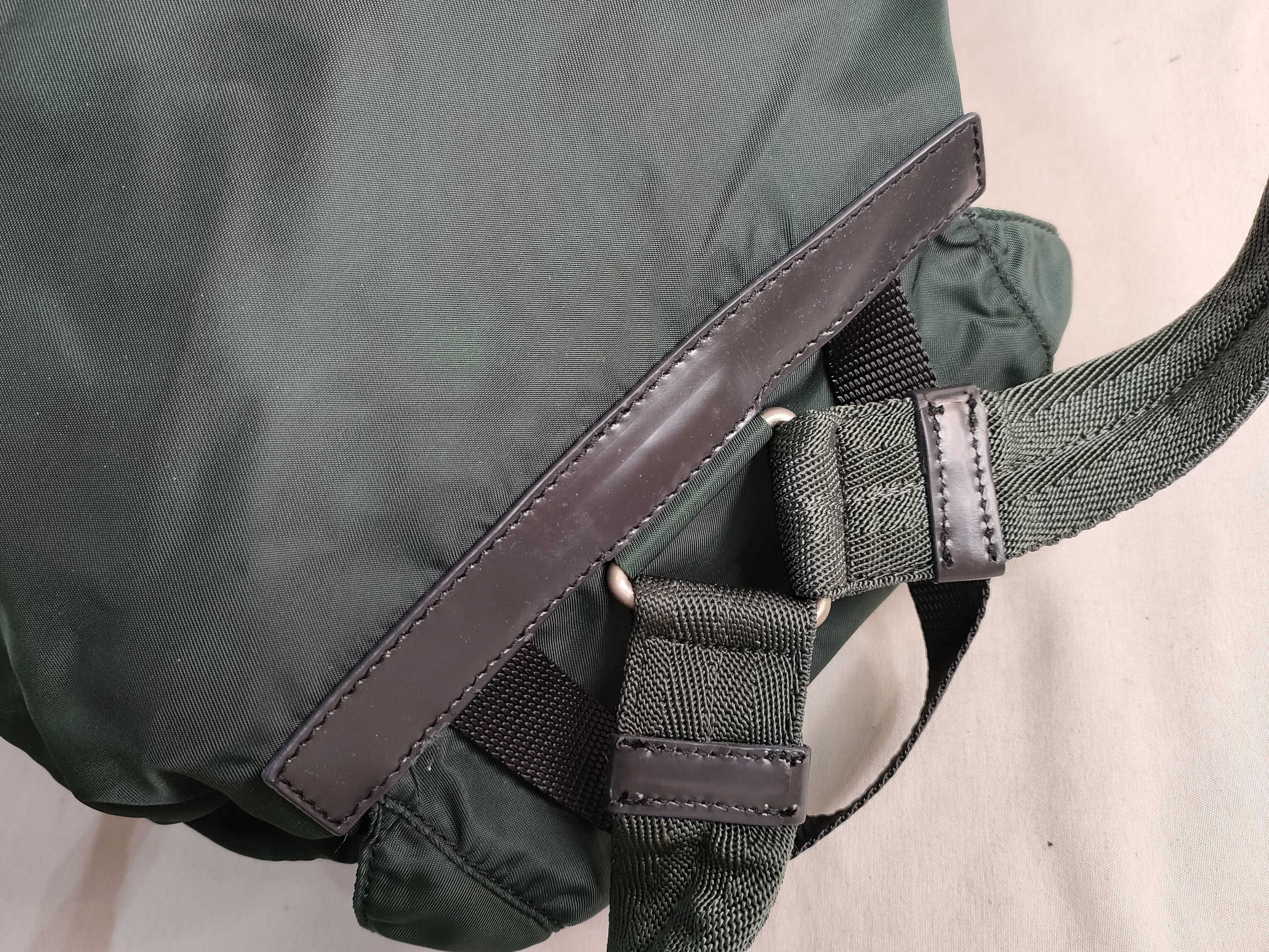 nylon backpack with Prada triangular logo — view 5