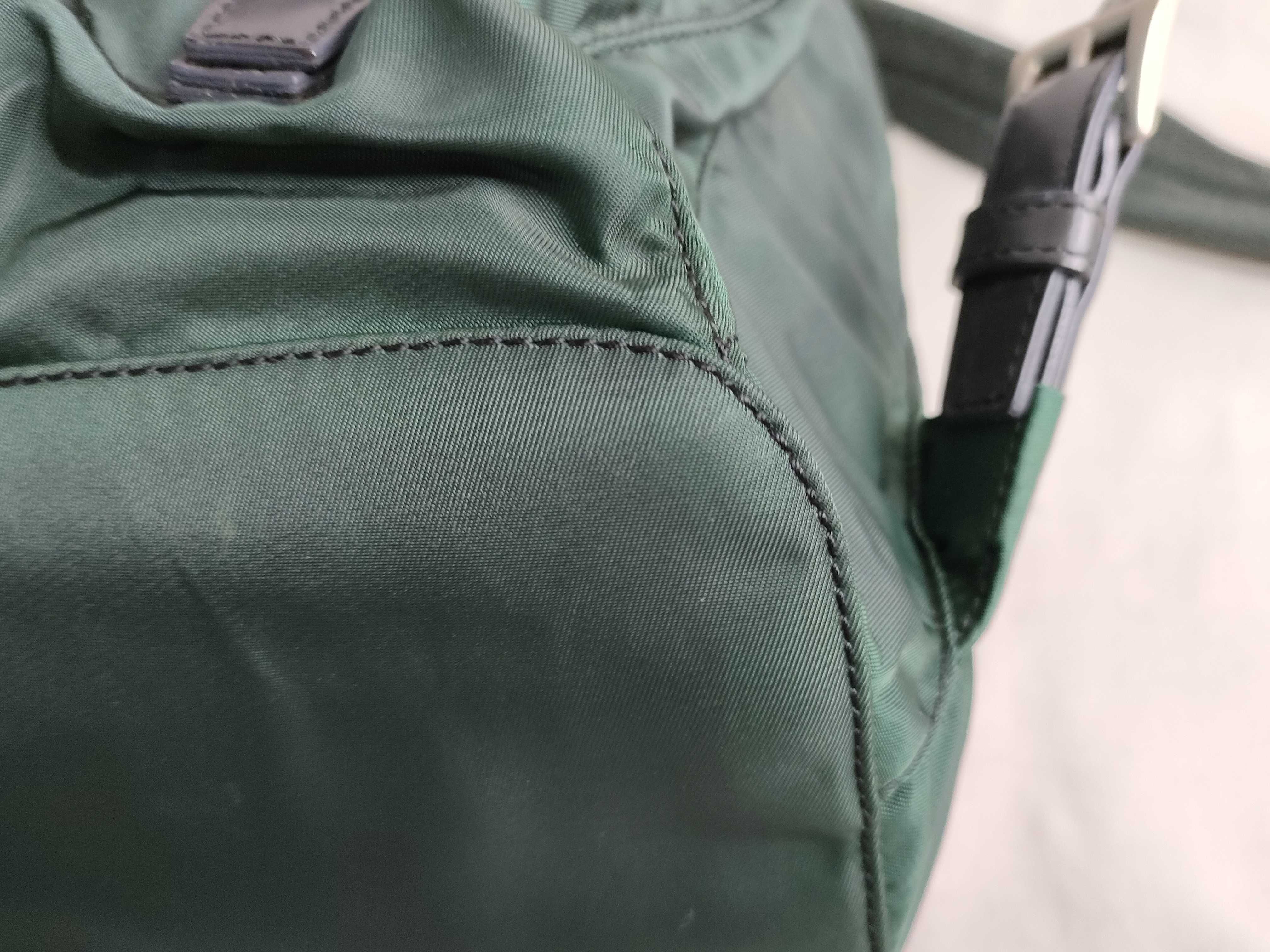 nylon backpack with Prada triangular logo — view 6
