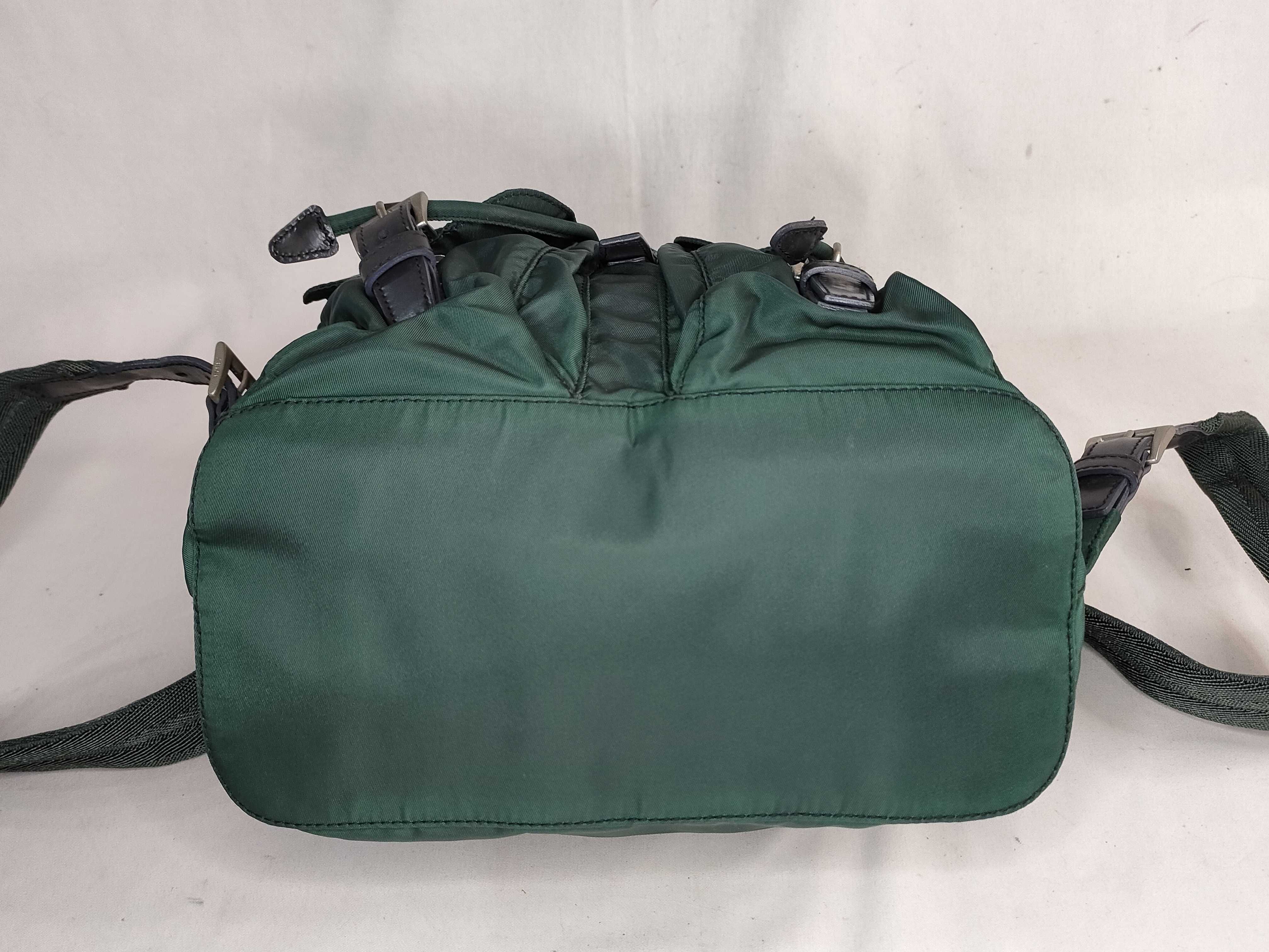 nylon backpack with Prada triangular logo — view 7