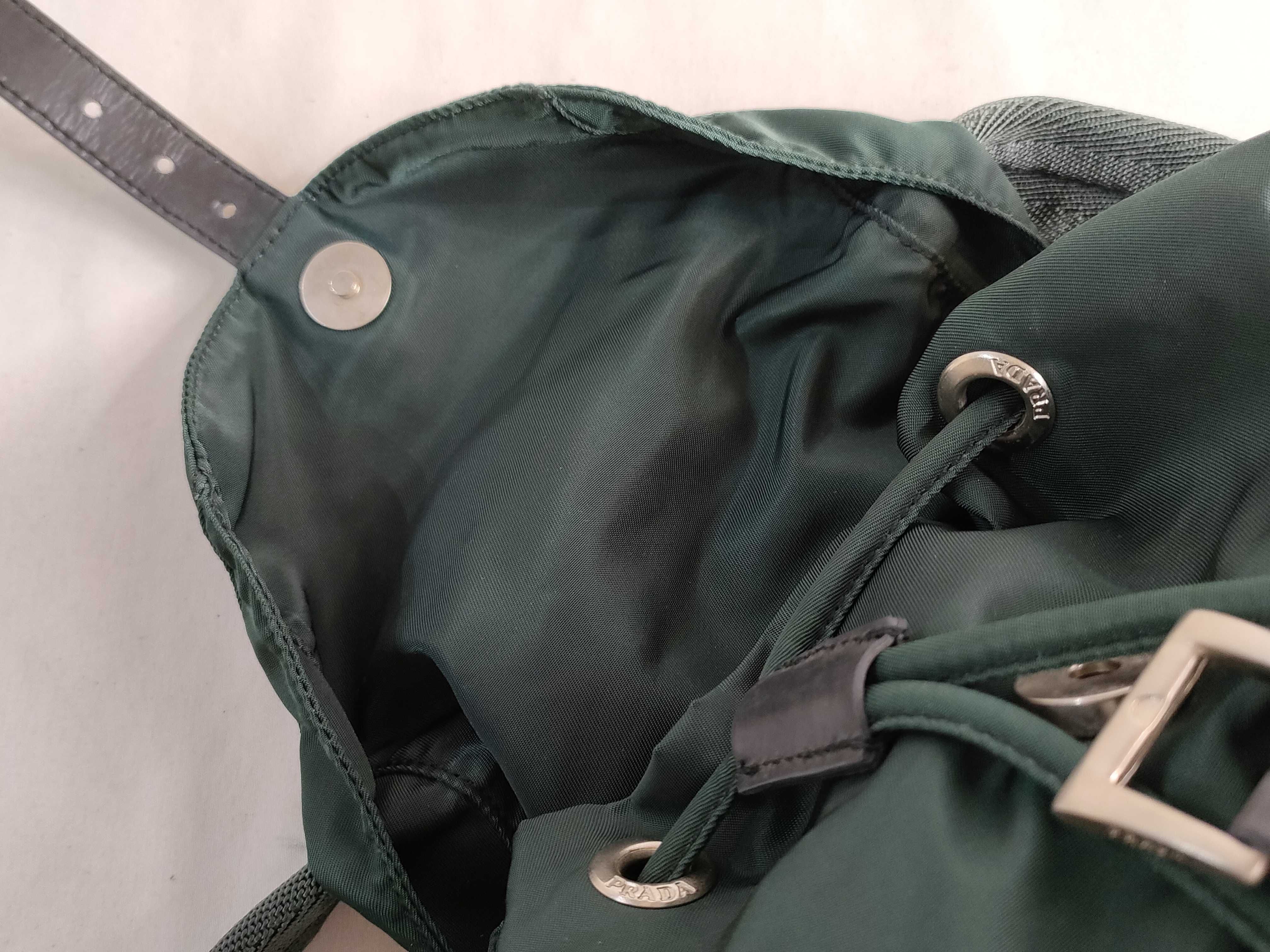 nylon backpack with Prada triangular logo — view 8