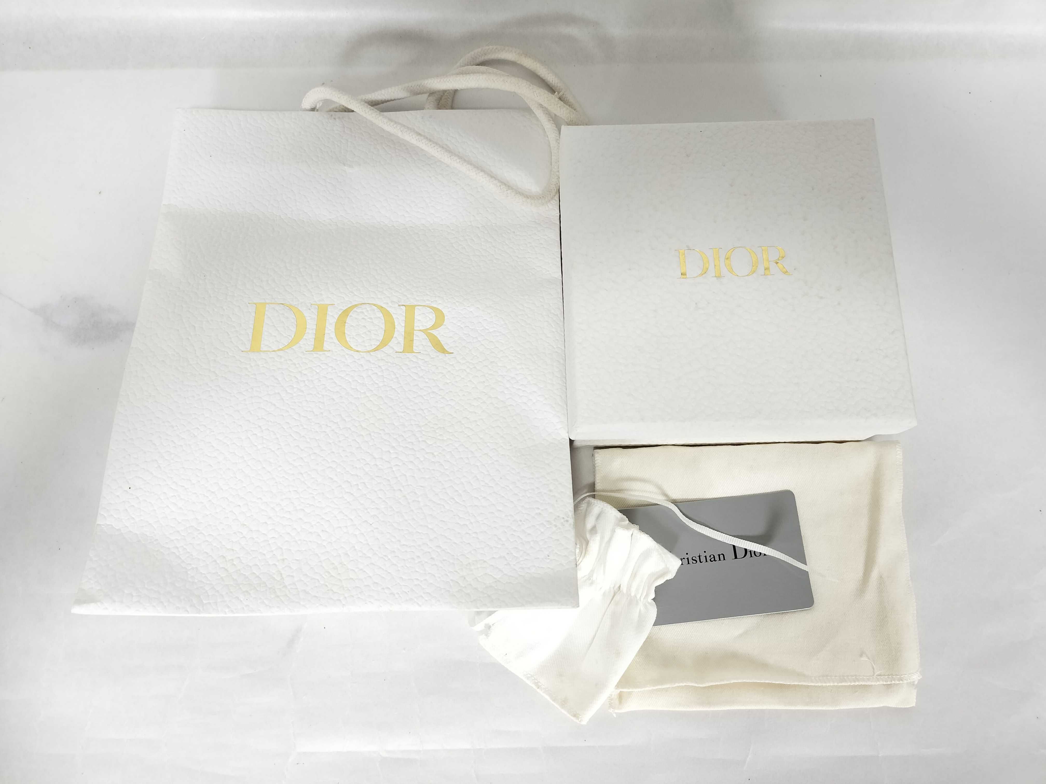 Lady Dior Lotus Wallet, Beige, with Box and Dust Bag. — view 11