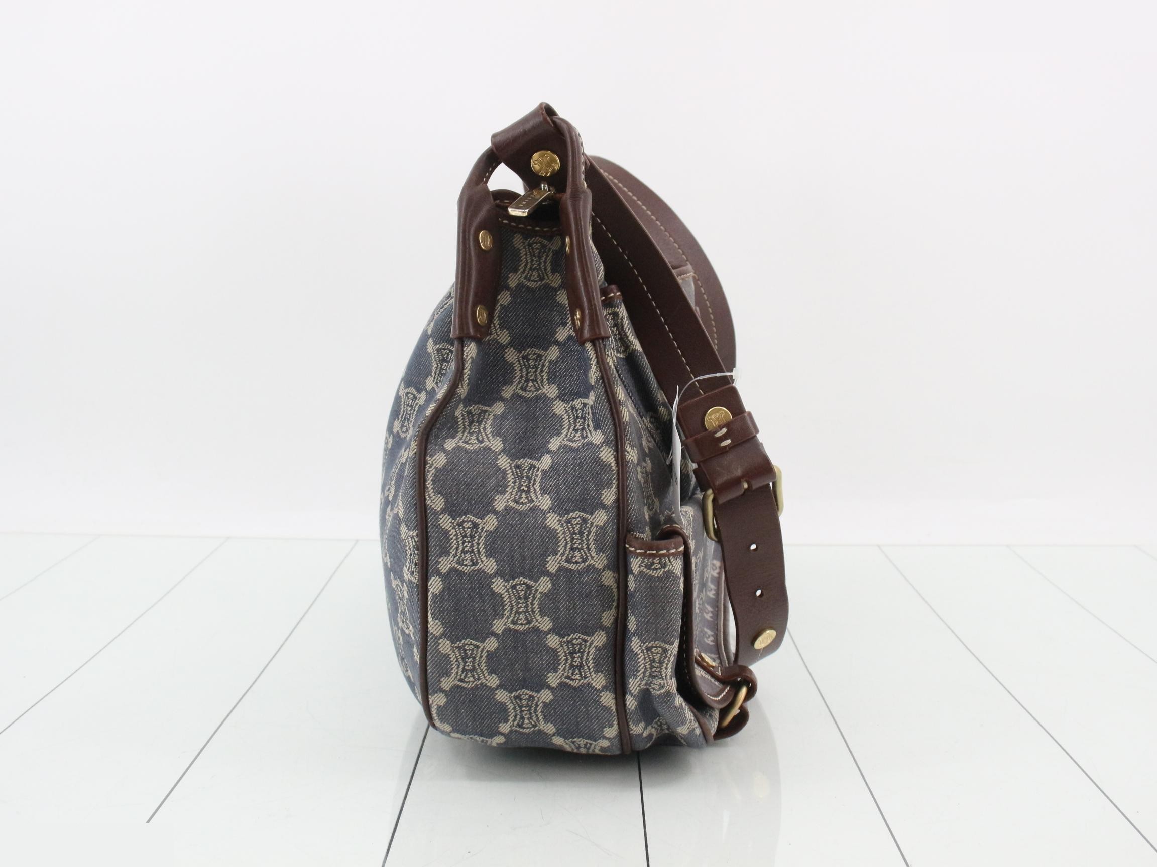 Denim shoulder bag — view 4