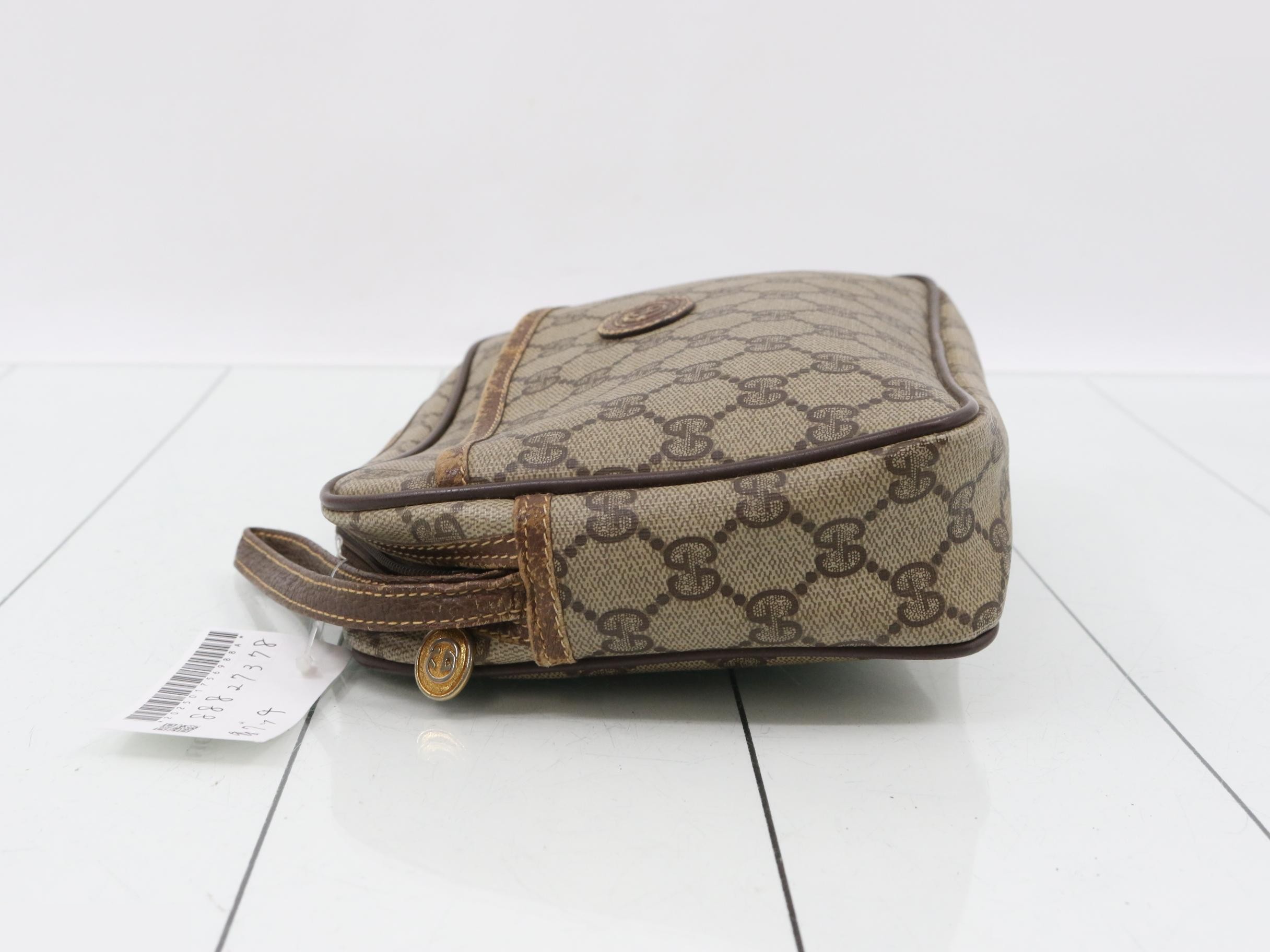 Old Gucci GG Plus Clutch Bag — view 4