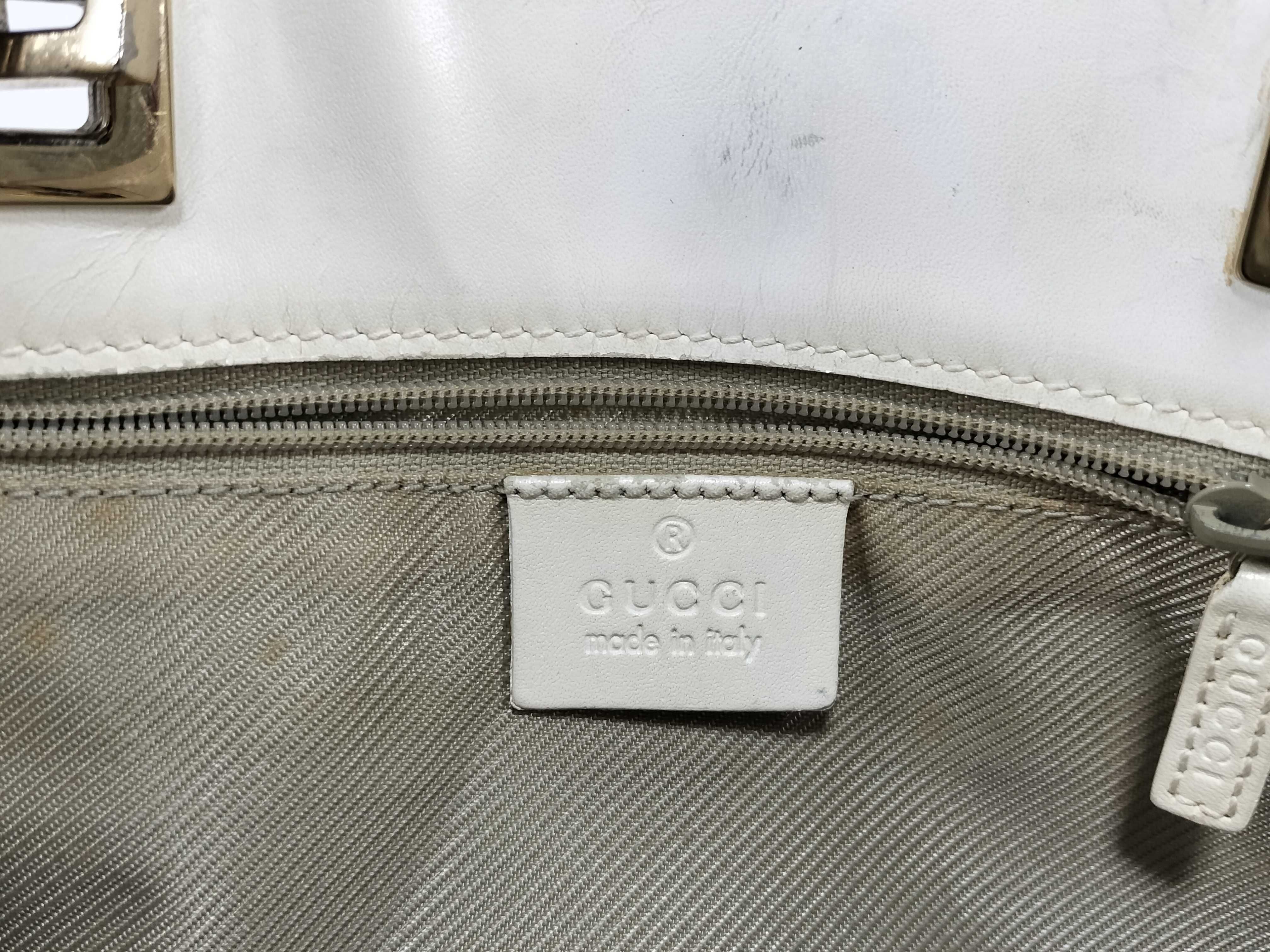 GG Canvas Handbag - Ice Blue x White — view 11