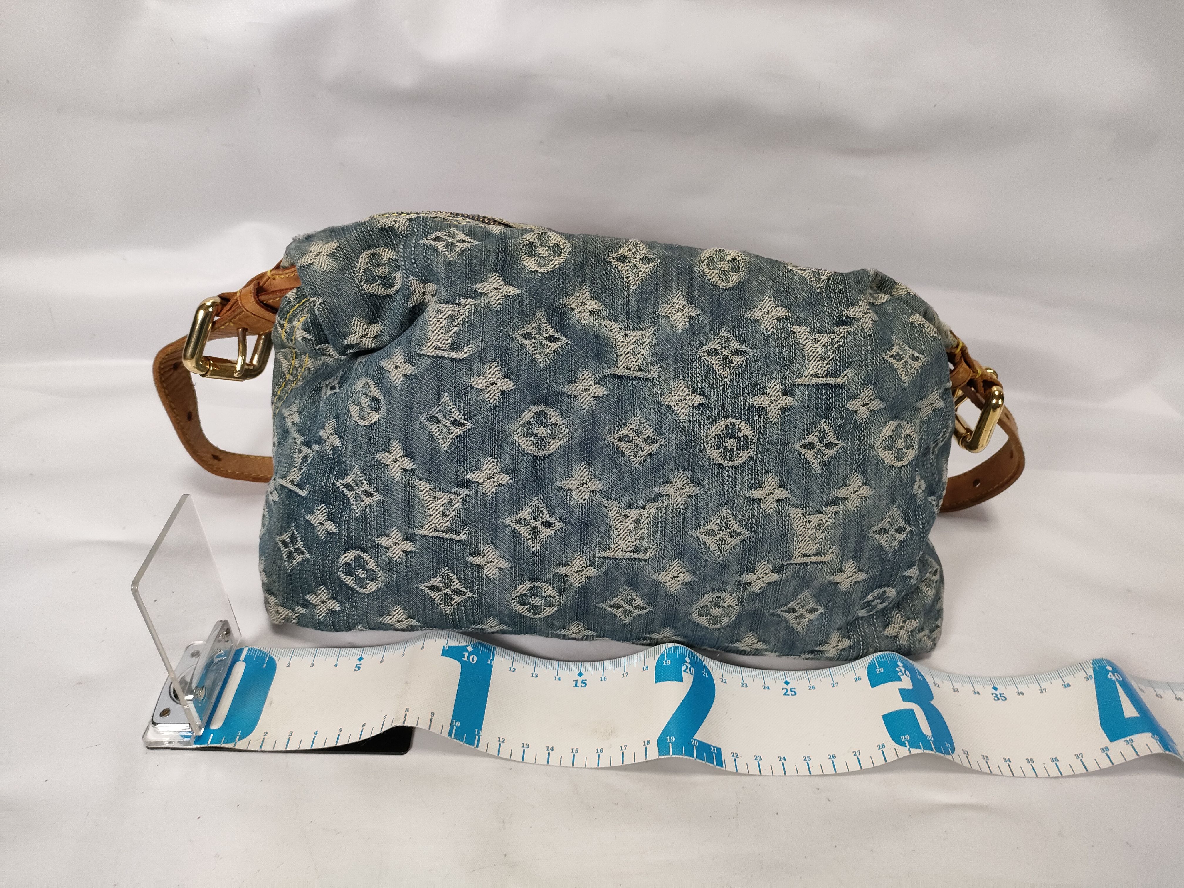 Monogram Denim Baggy PM M95049 FL1006 Blue Shoulder Bag — view 2