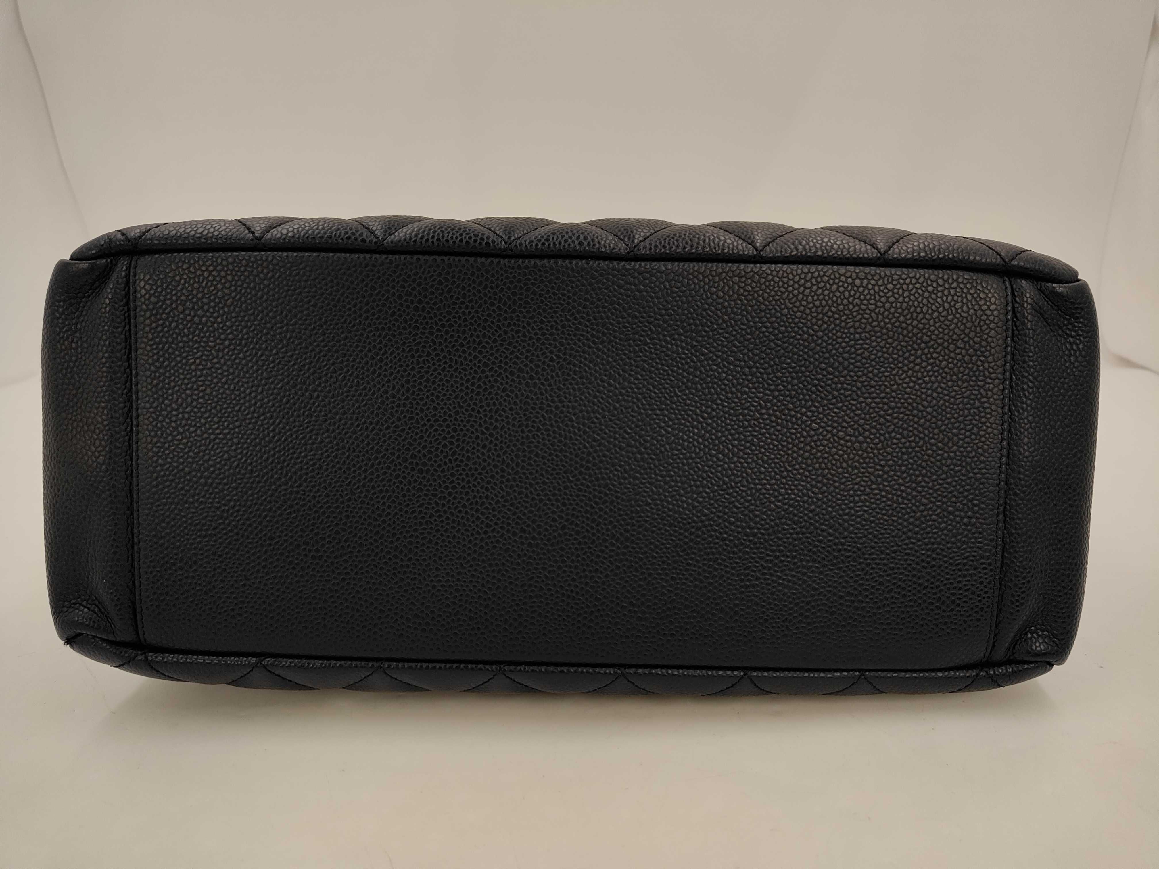 Caviar Skin Black Matelassé GST Tote Bag — view 3