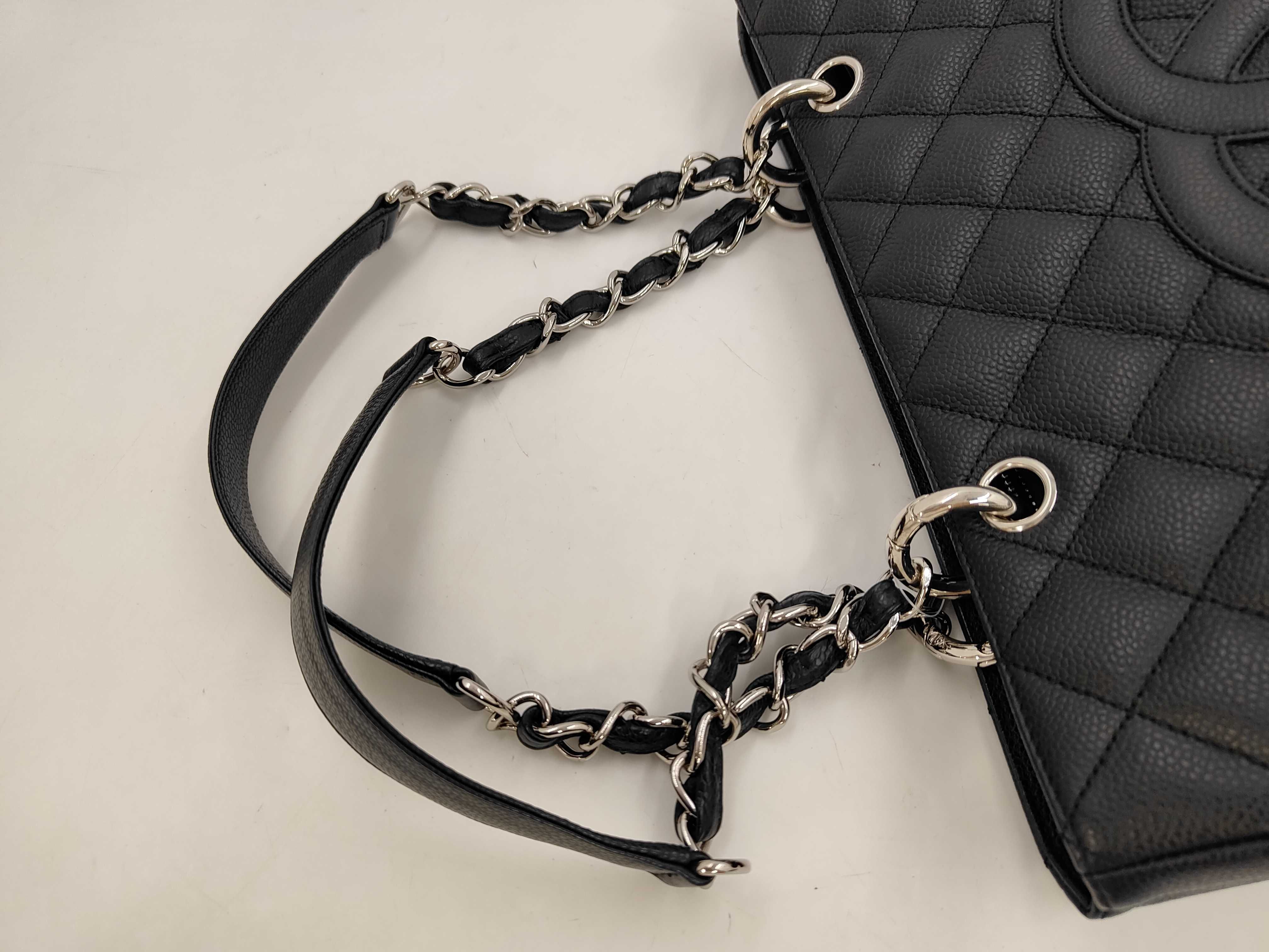 Caviar Skin Black Matelassé GST Tote Bag — view 5