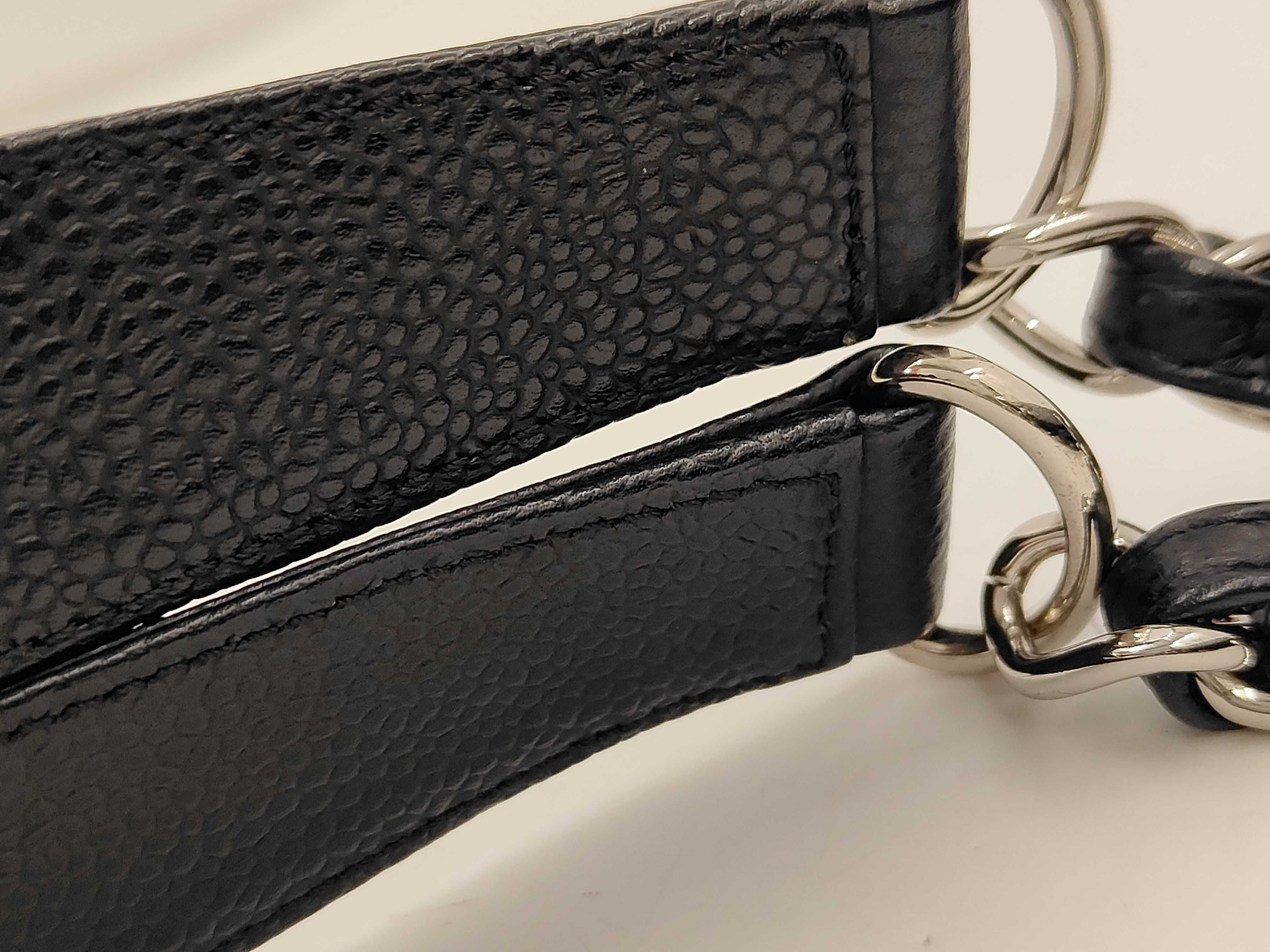 Caviar Skin Black Matelassé GST Tote Bag — view 7