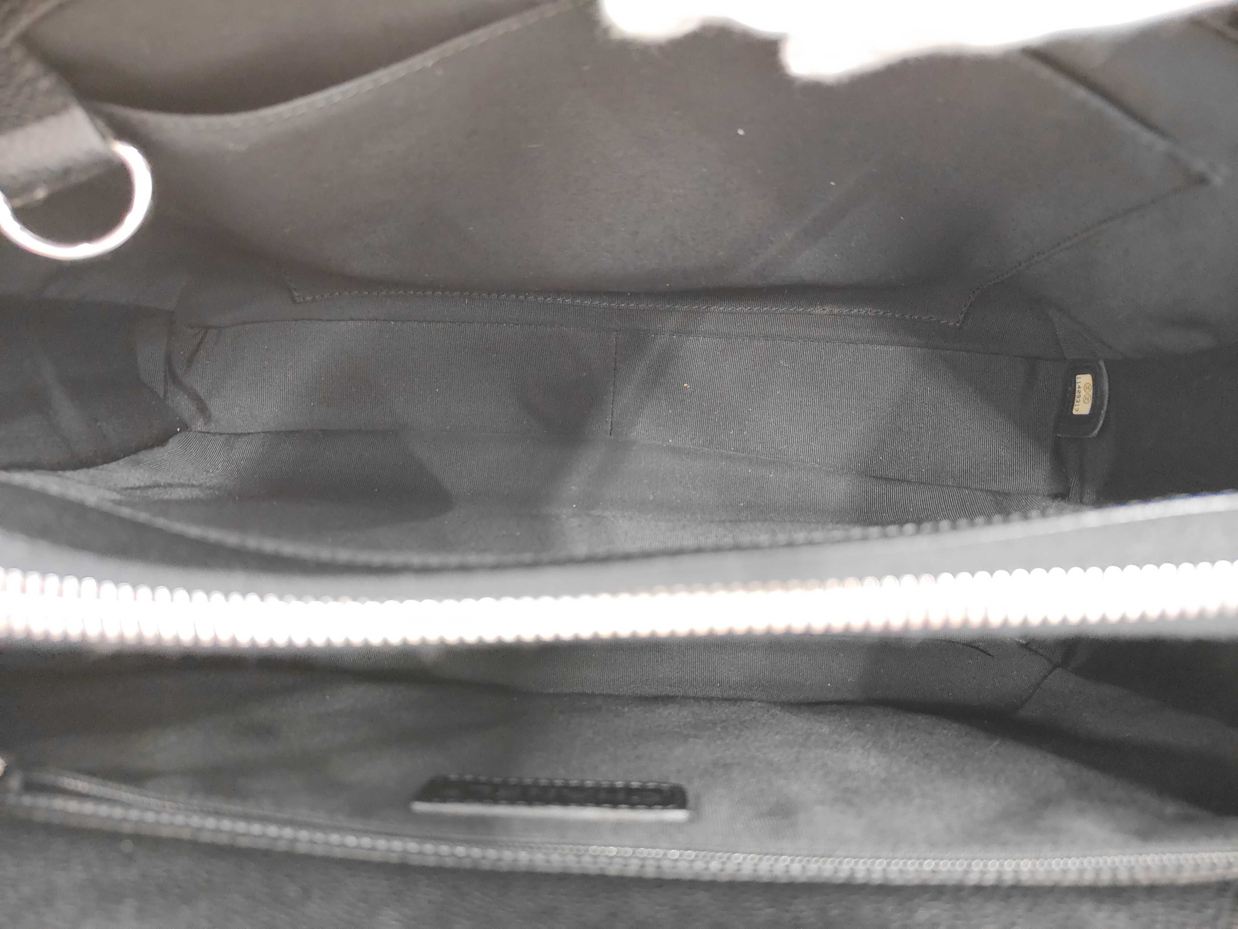 Caviar Skin Black Matelassé GST Tote Bag — view 9