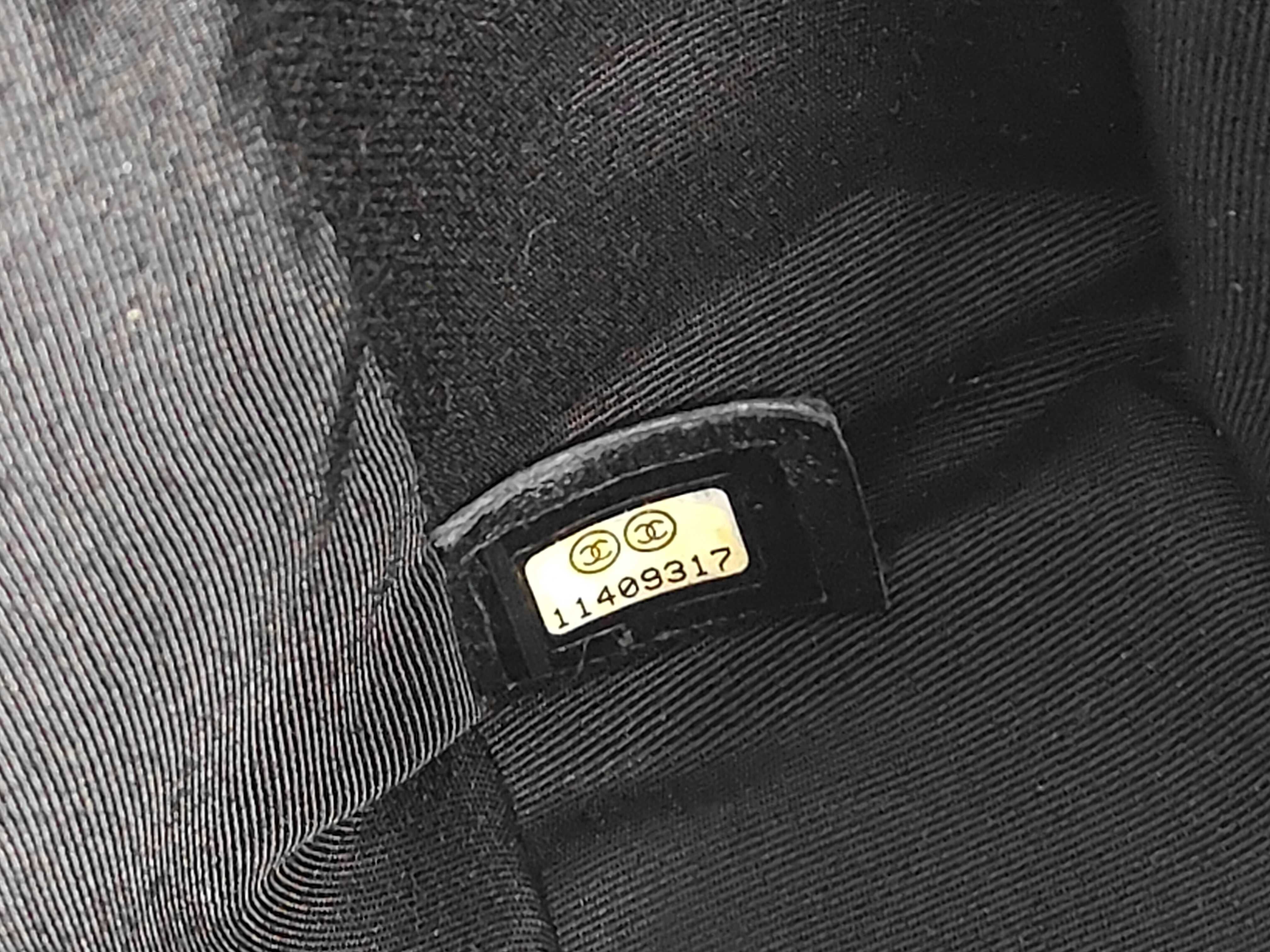 Caviar Skin Black Matelassé GST Tote Bag — view 10