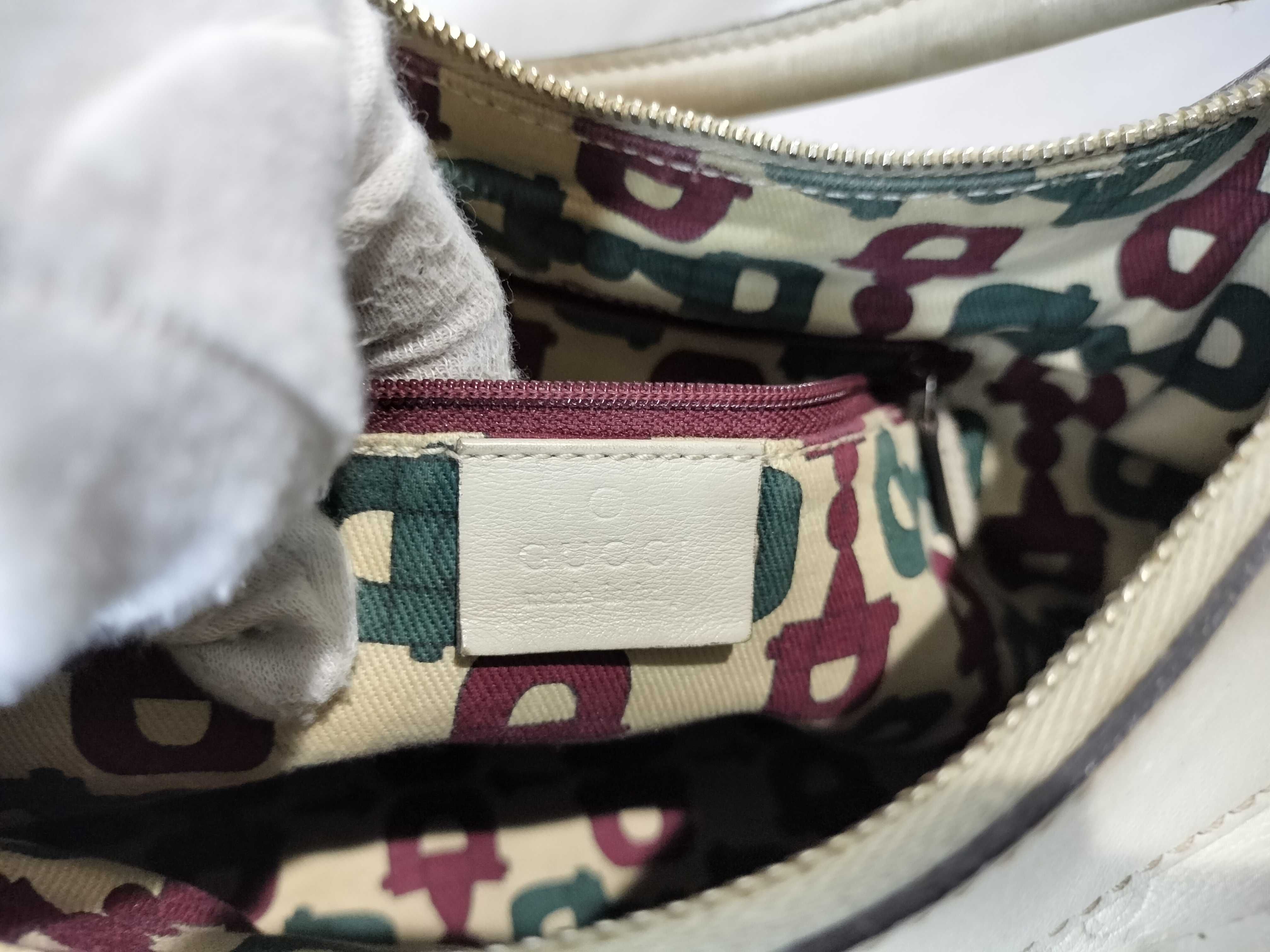 GG Canvas Leather Handbag 493492 Handbag — view 12