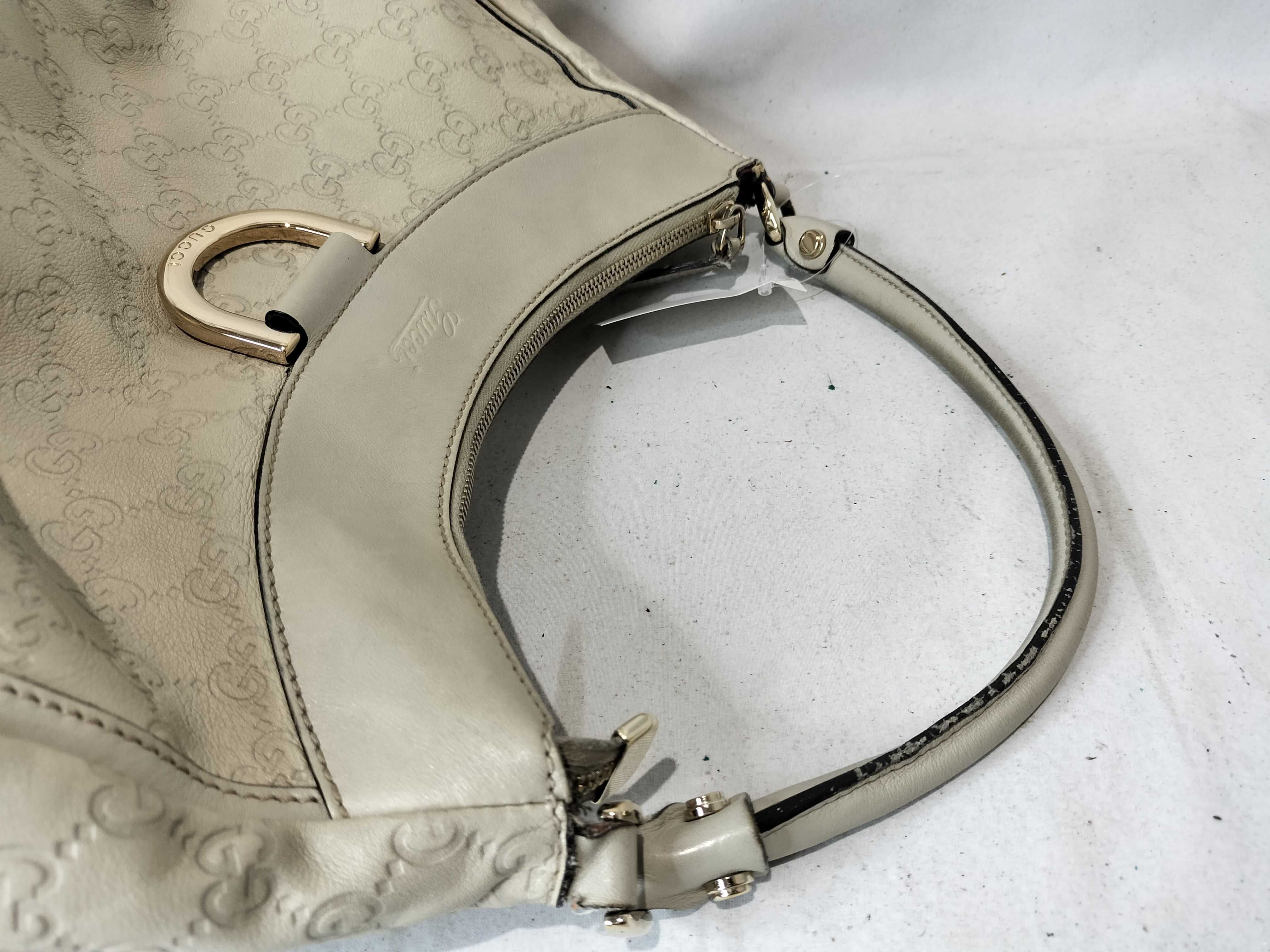 GG Canvas Leather Handbag 493492 Handbag — view 4