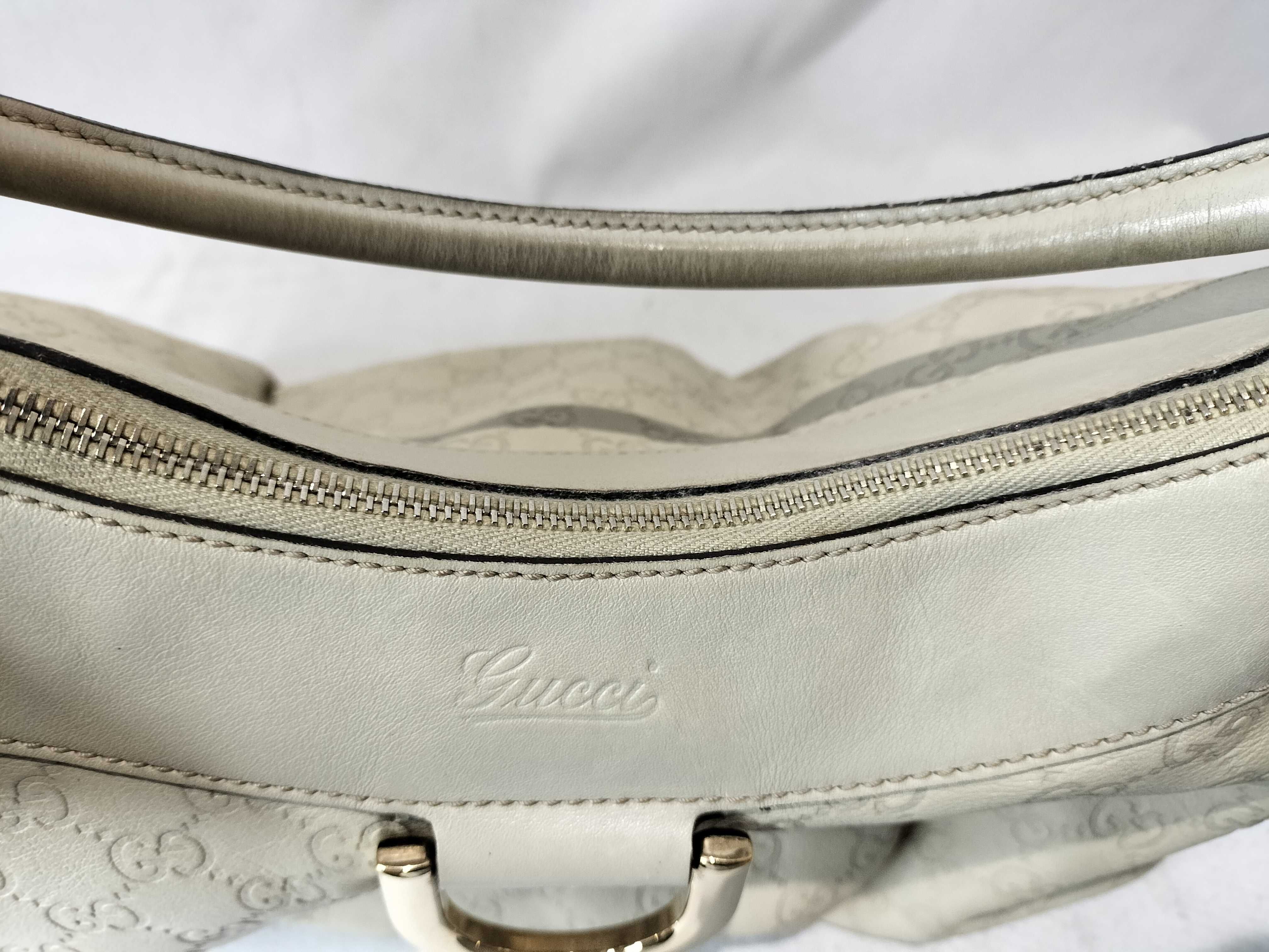 GG Canvas Leather Handbag 493492 Handbag — view 9
