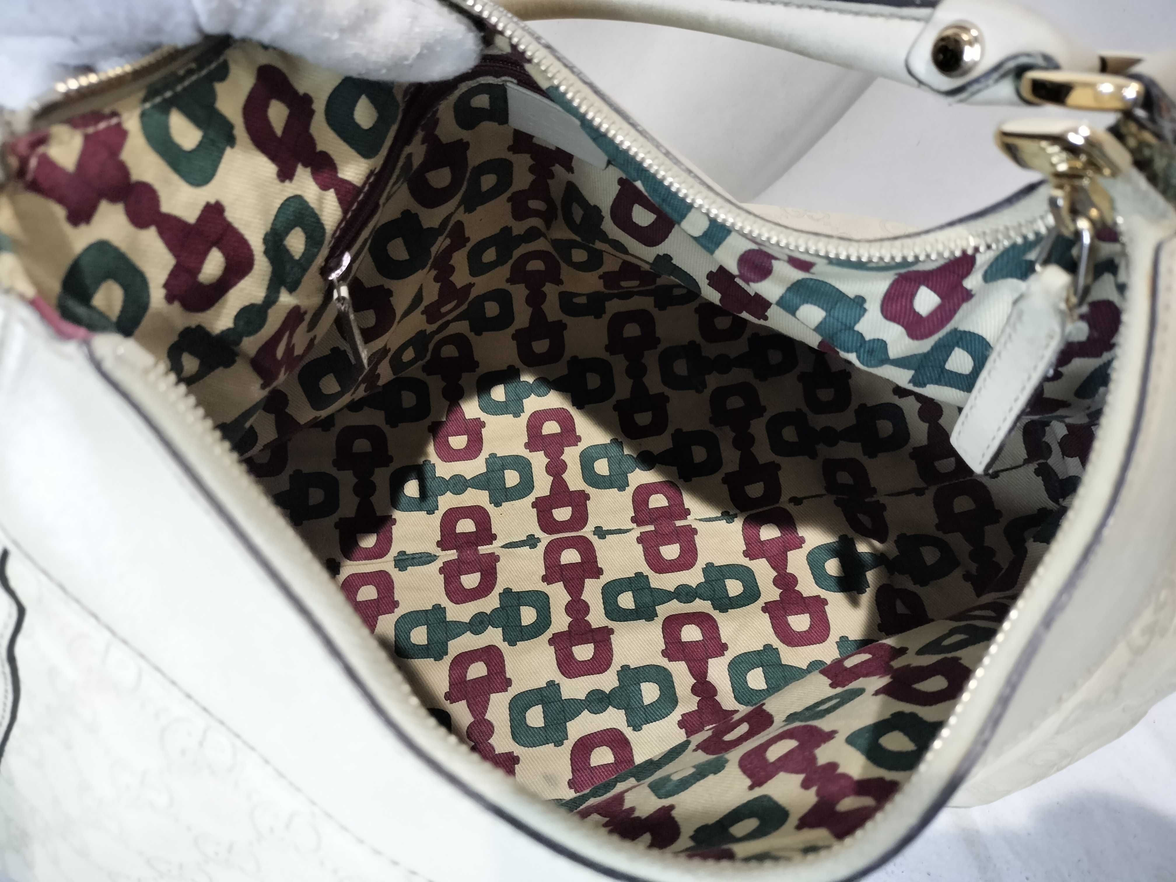GG Canvas Leather Handbag 493492 Handbag — view 10