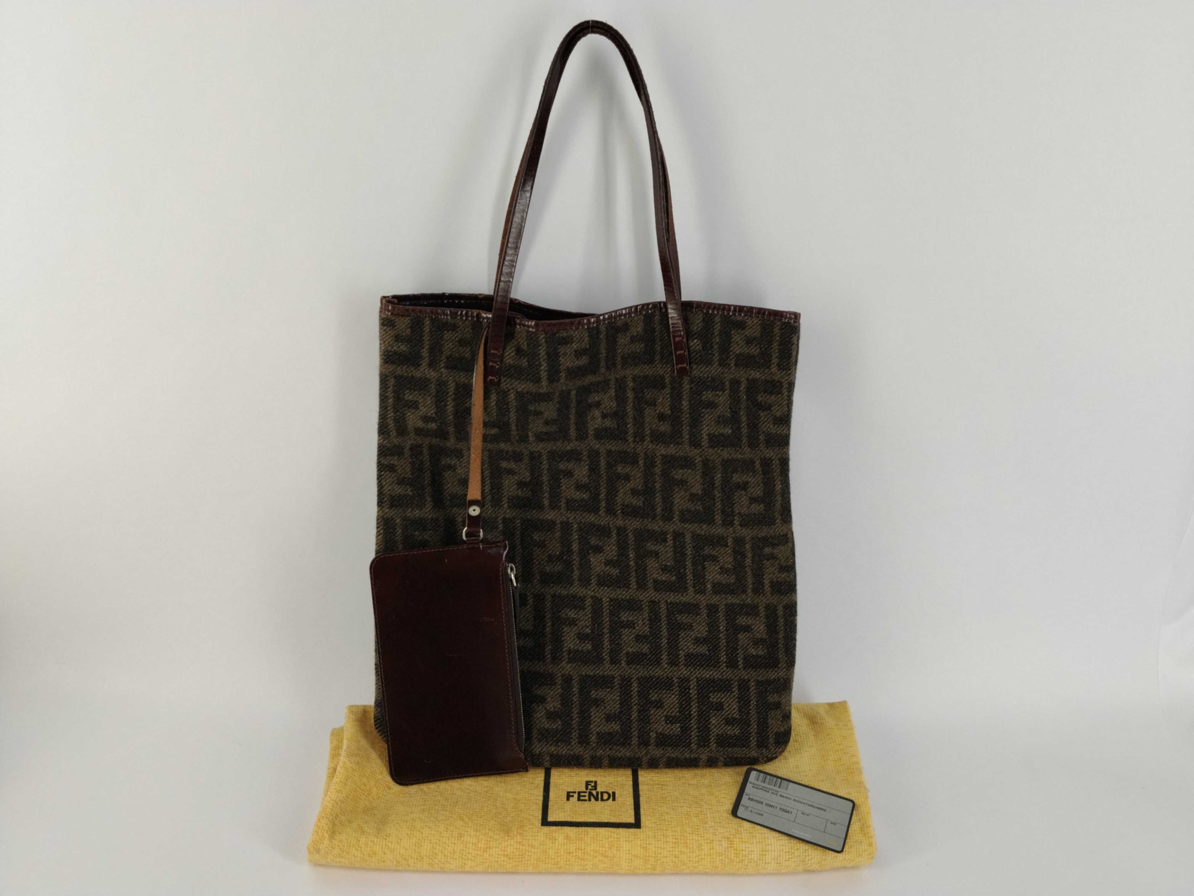 Zucca pattern Fendi Zucca handbag Brown handbag