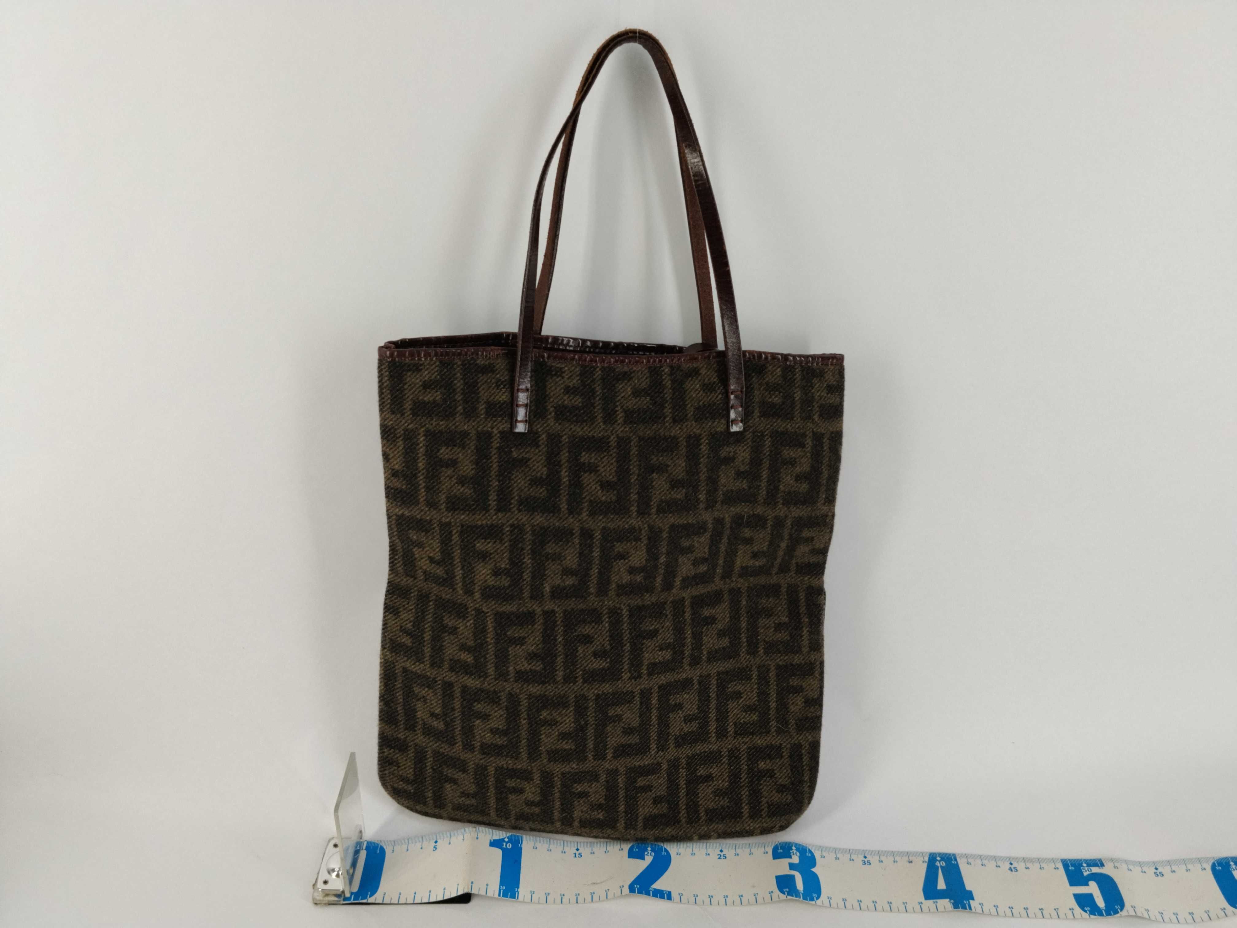 Zucca pattern Fendi Zucca handbag Brown handbag — view 2