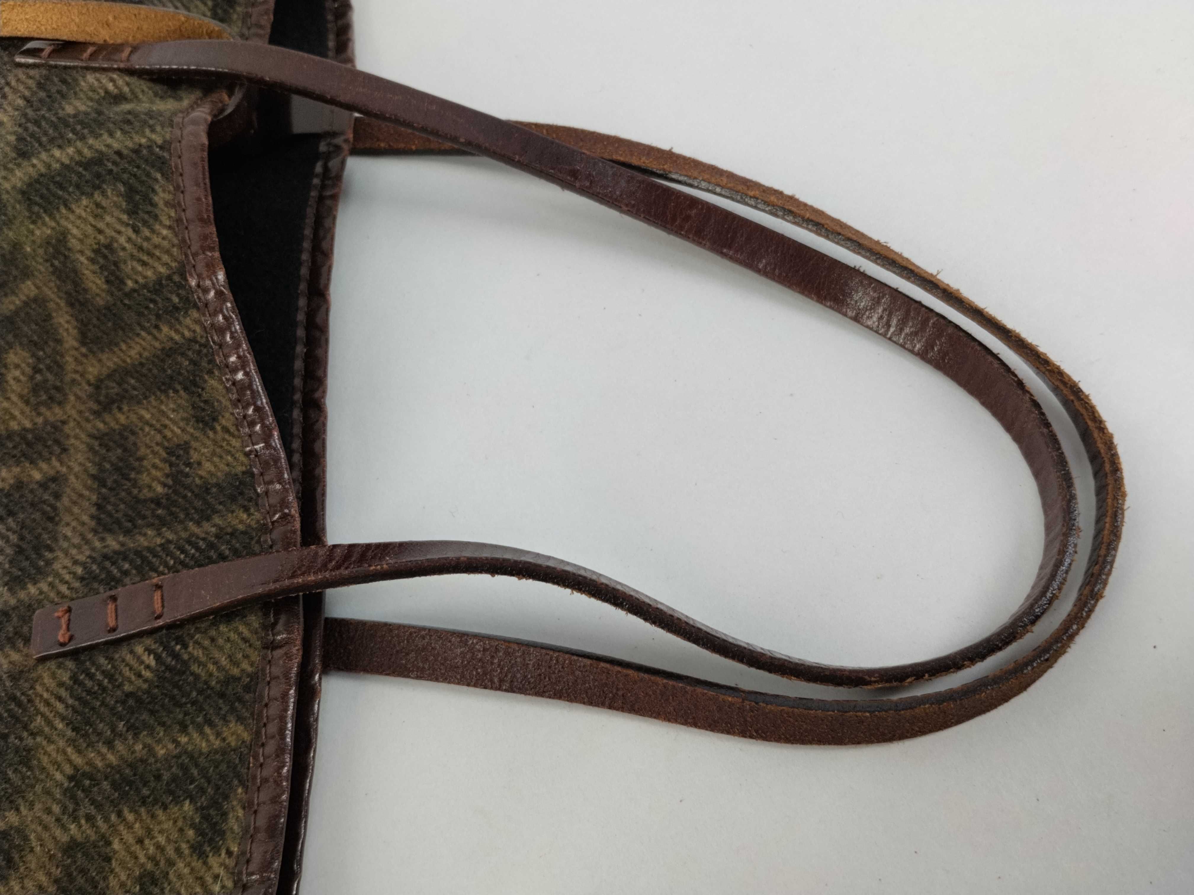 Zucca pattern Fendi Zucca handbag Brown handbag — view 3