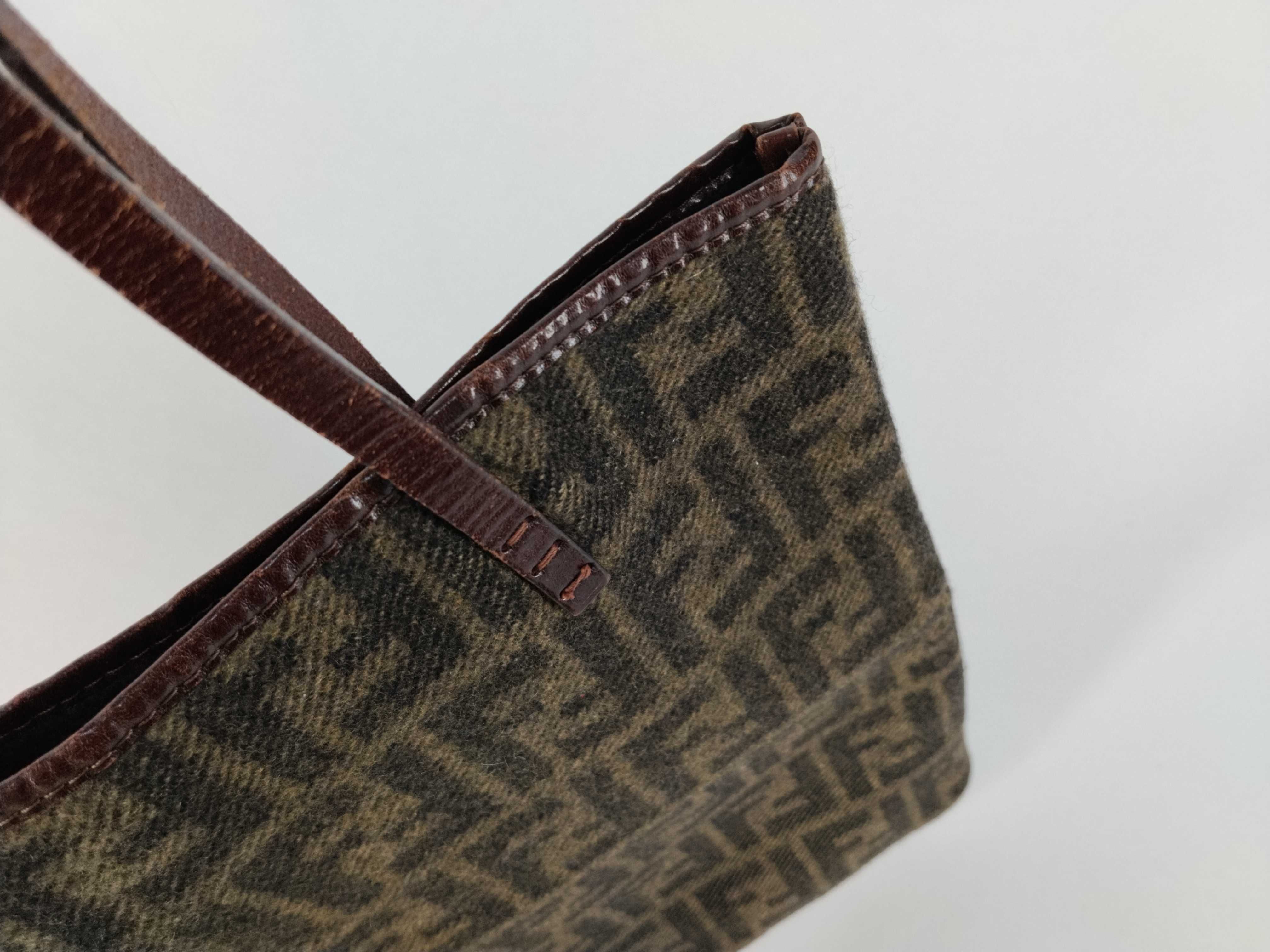Zucca pattern Fendi Zucca handbag Brown handbag — view 8