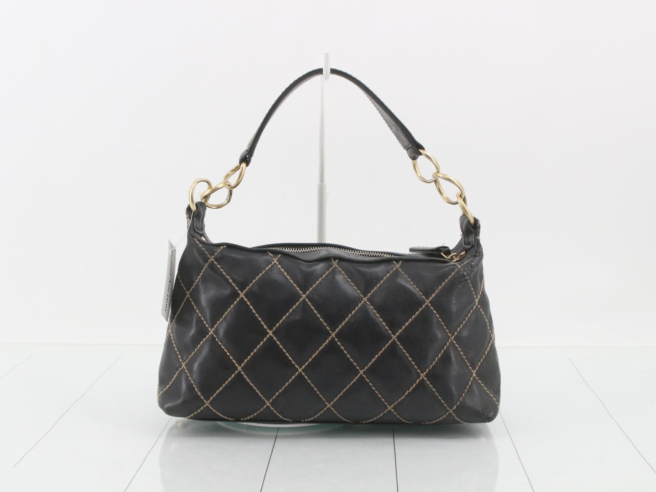 Wild Stitch Leather One-Shoulder Bag — view 2