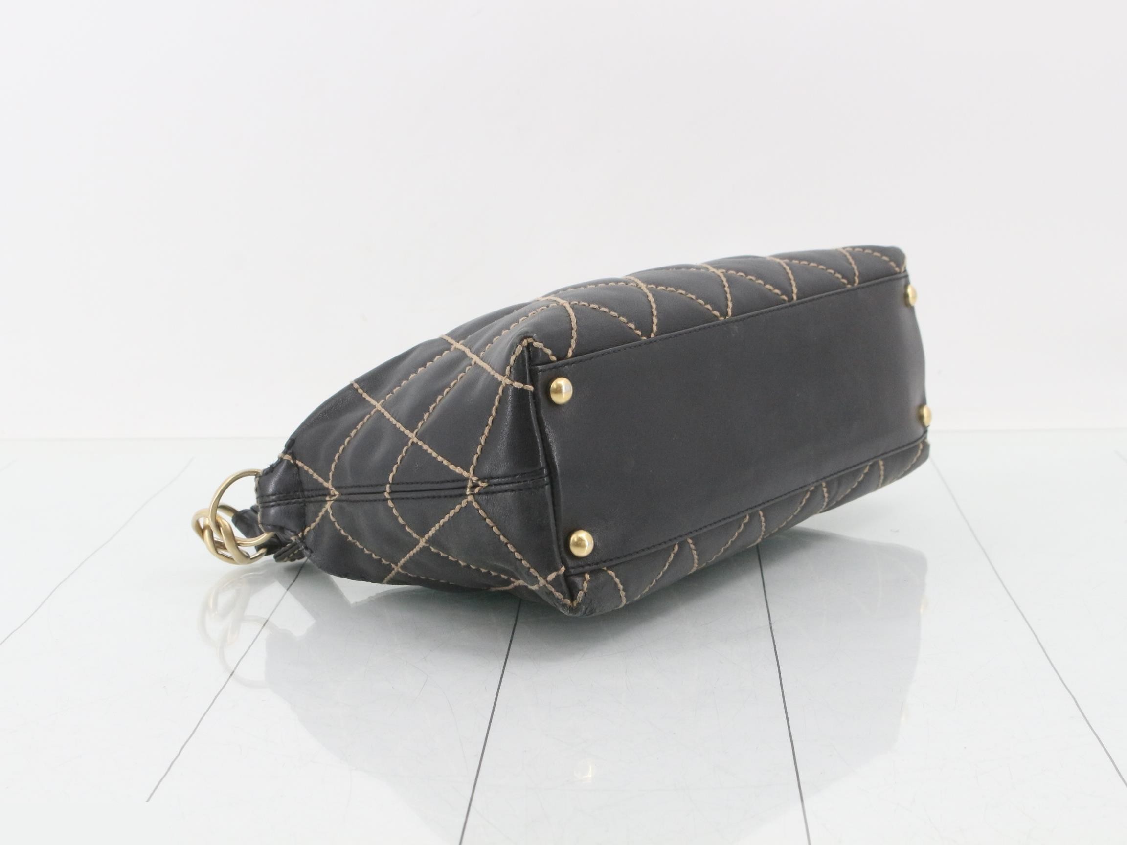 Wild Stitch Leather One-Shoulder Bag — view 5