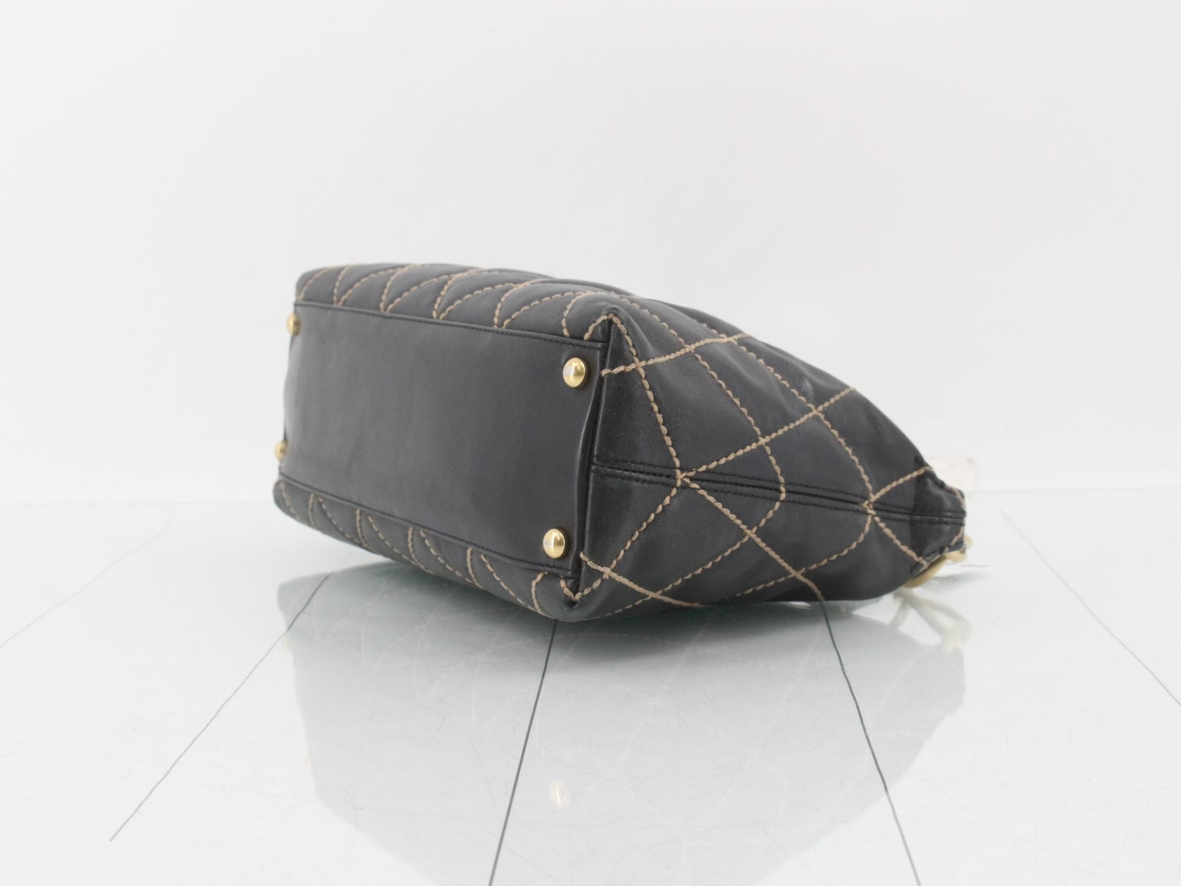 Wild Stitch Leather One-Shoulder Bag — view 6