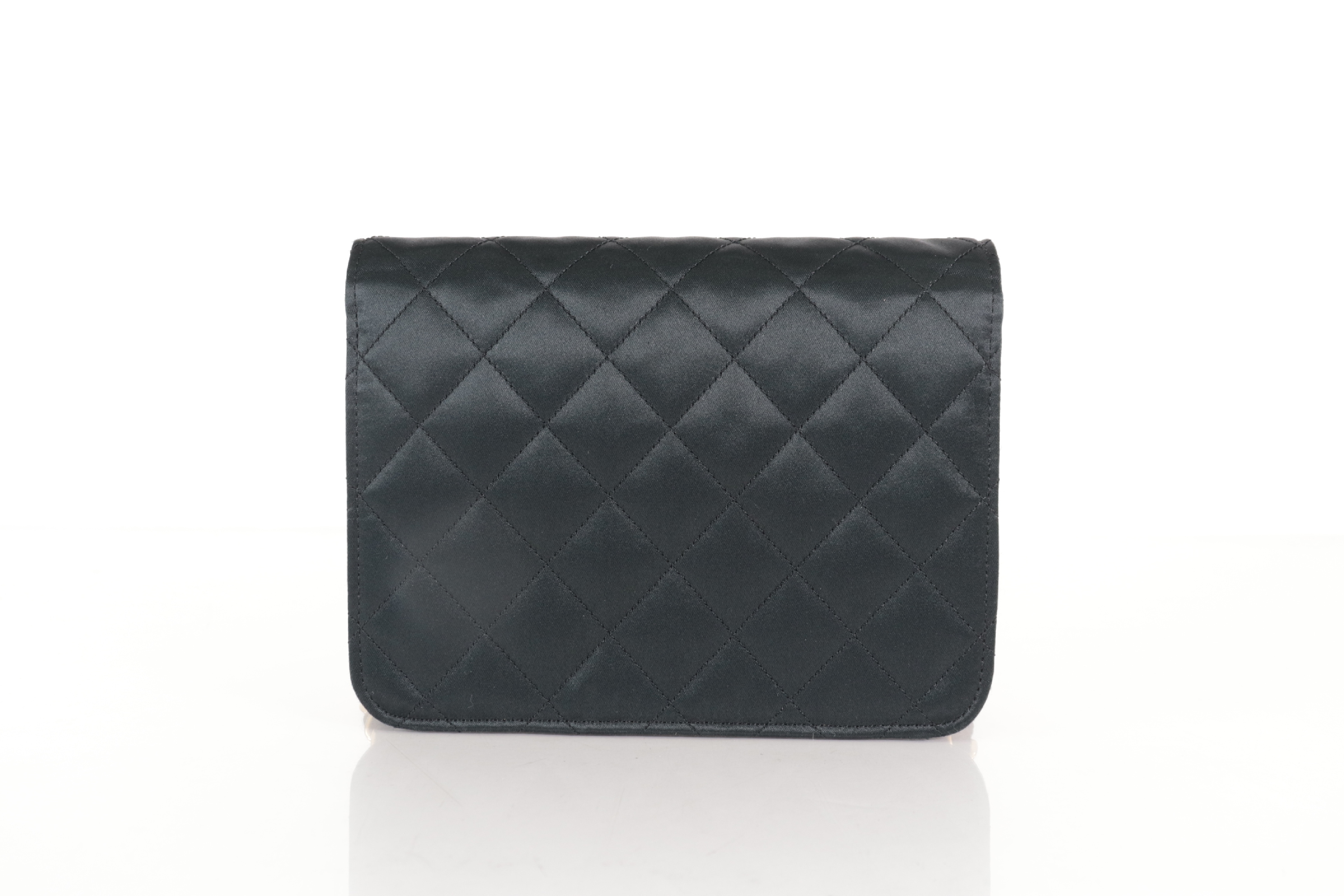 Mini Matelassé Satin Chain Shoulder Bag (Serial Number 0) — view 2