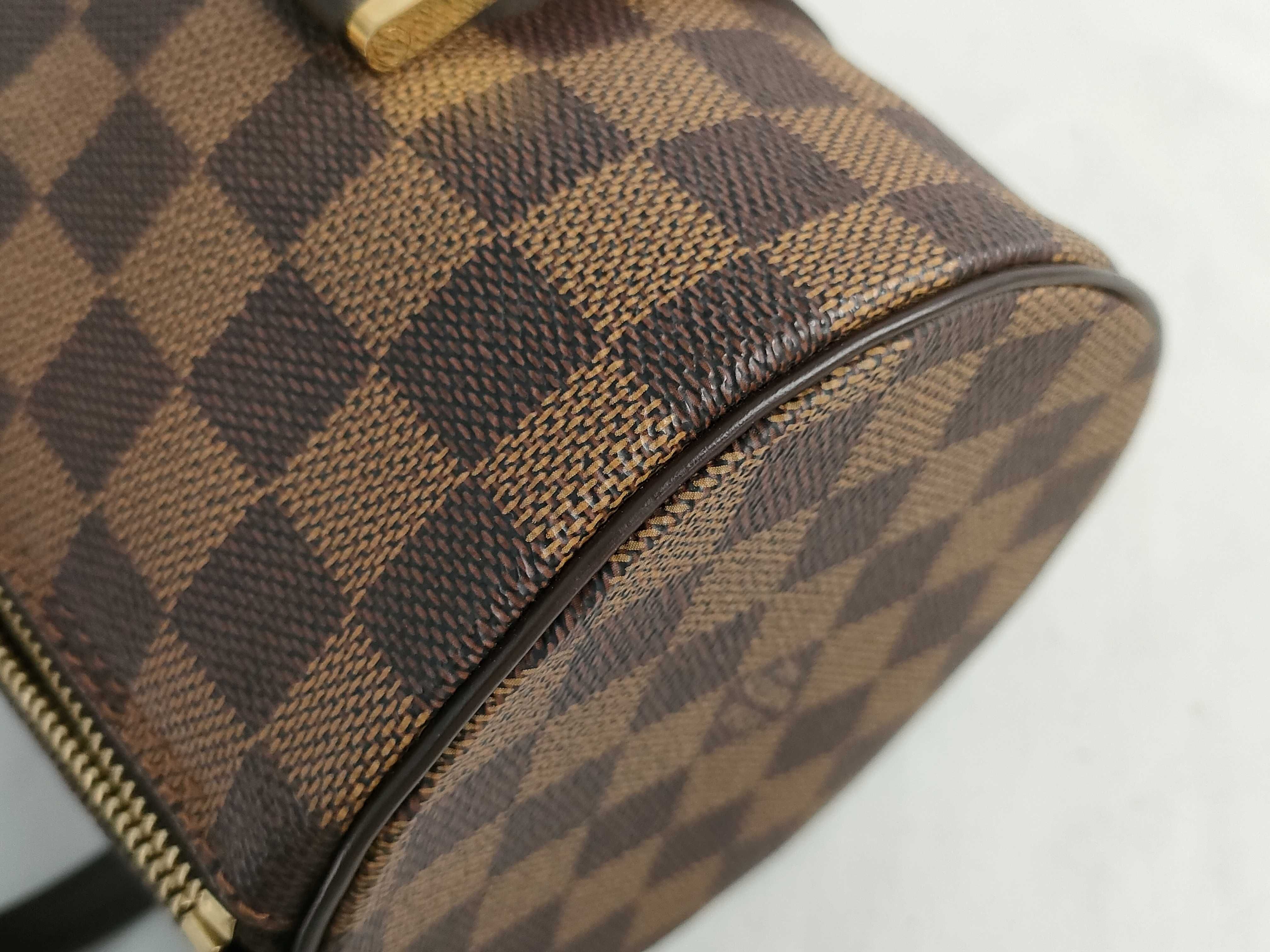 Damier Papillon PM N51304 DU1023 Brown Handbag — view 13