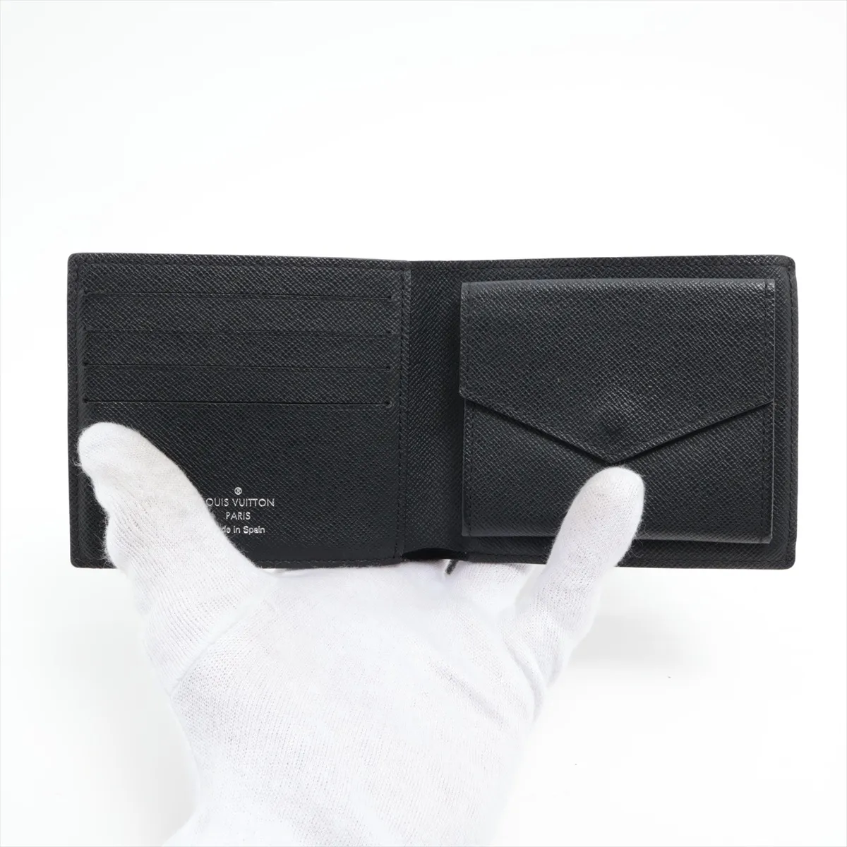 Damier Graphite Portefeuille Marco N63336 CA4179 Black Bi-fold Wallet — view 3