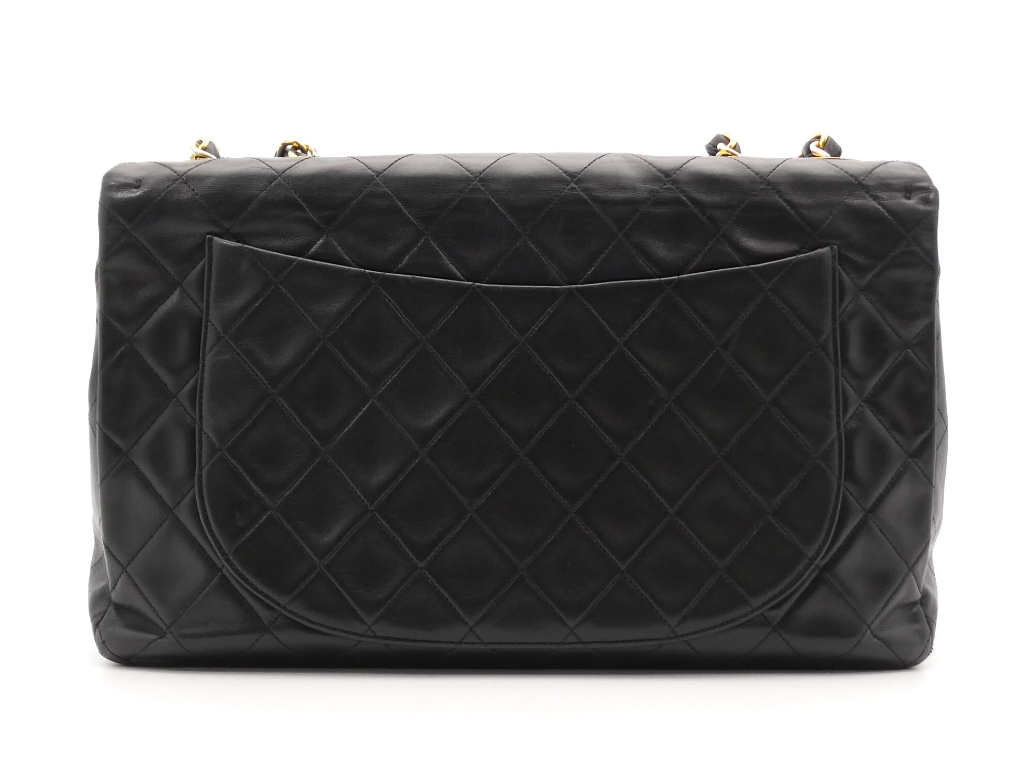 Large Matelassé Coco Mark Turnlock Double Chain Shoulder Bag — view 2