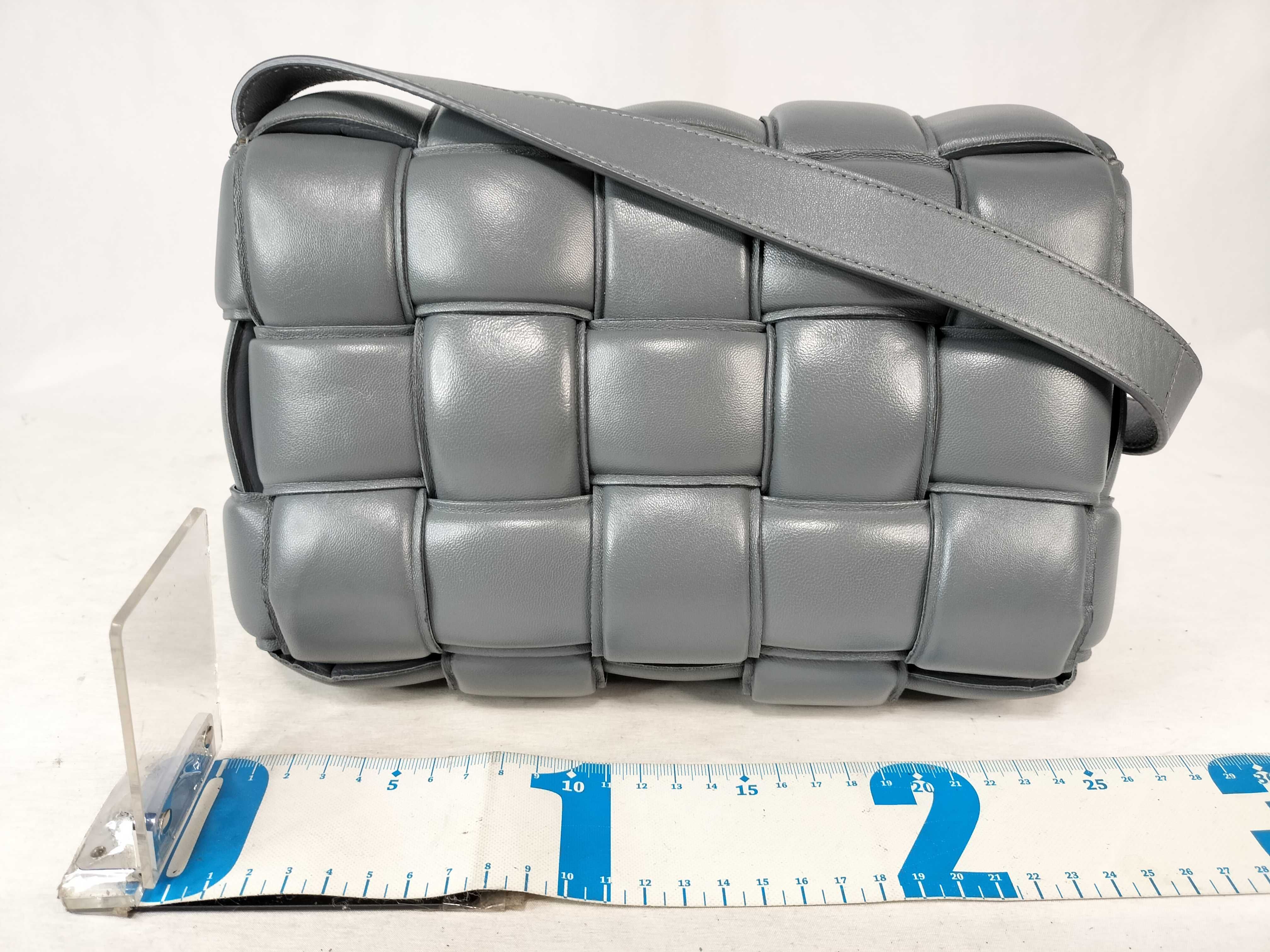 Padded Cassette Leather Shoulder Bag — view 2