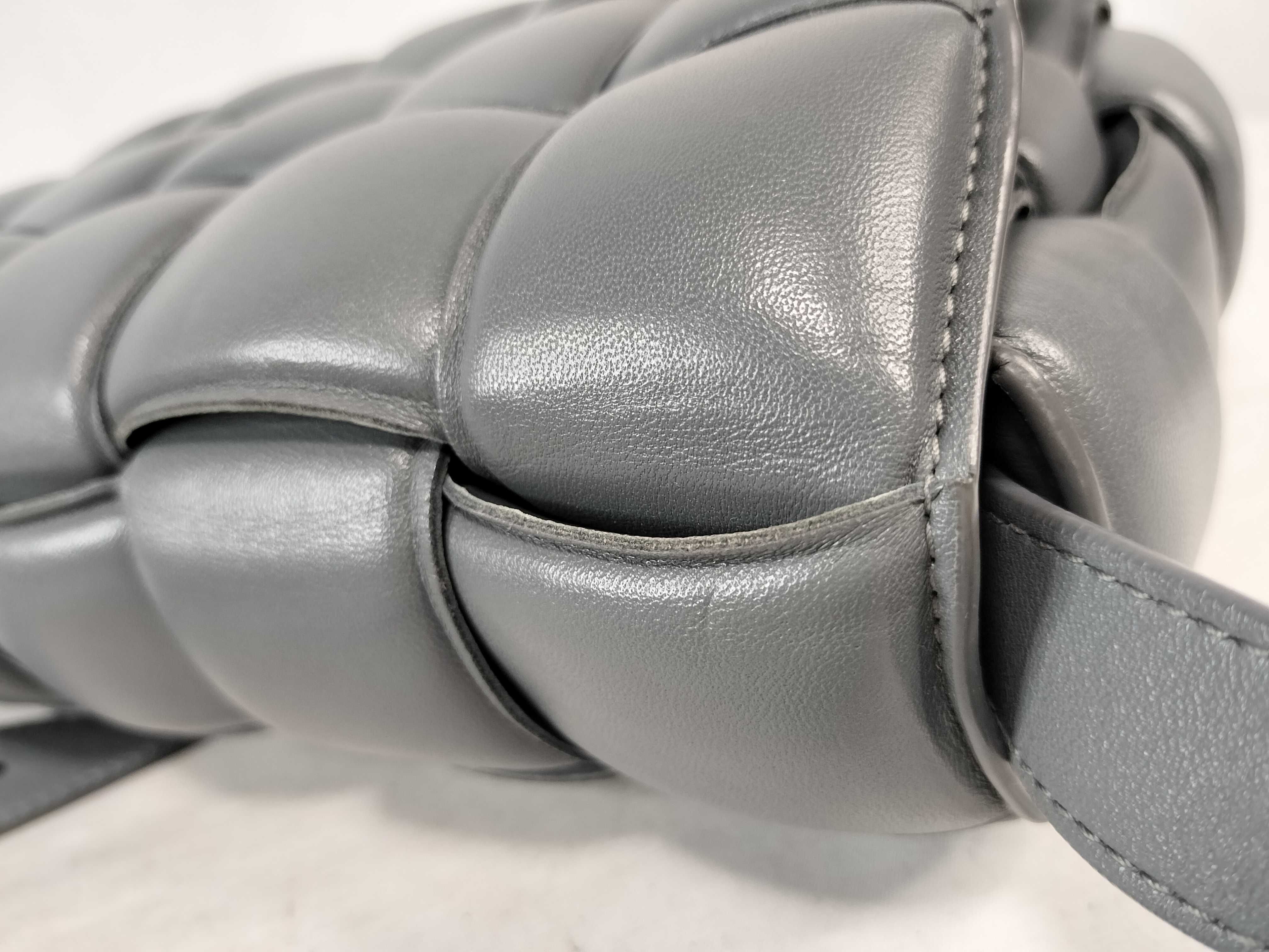 Padded Cassette Leather Shoulder Bag — view 15
