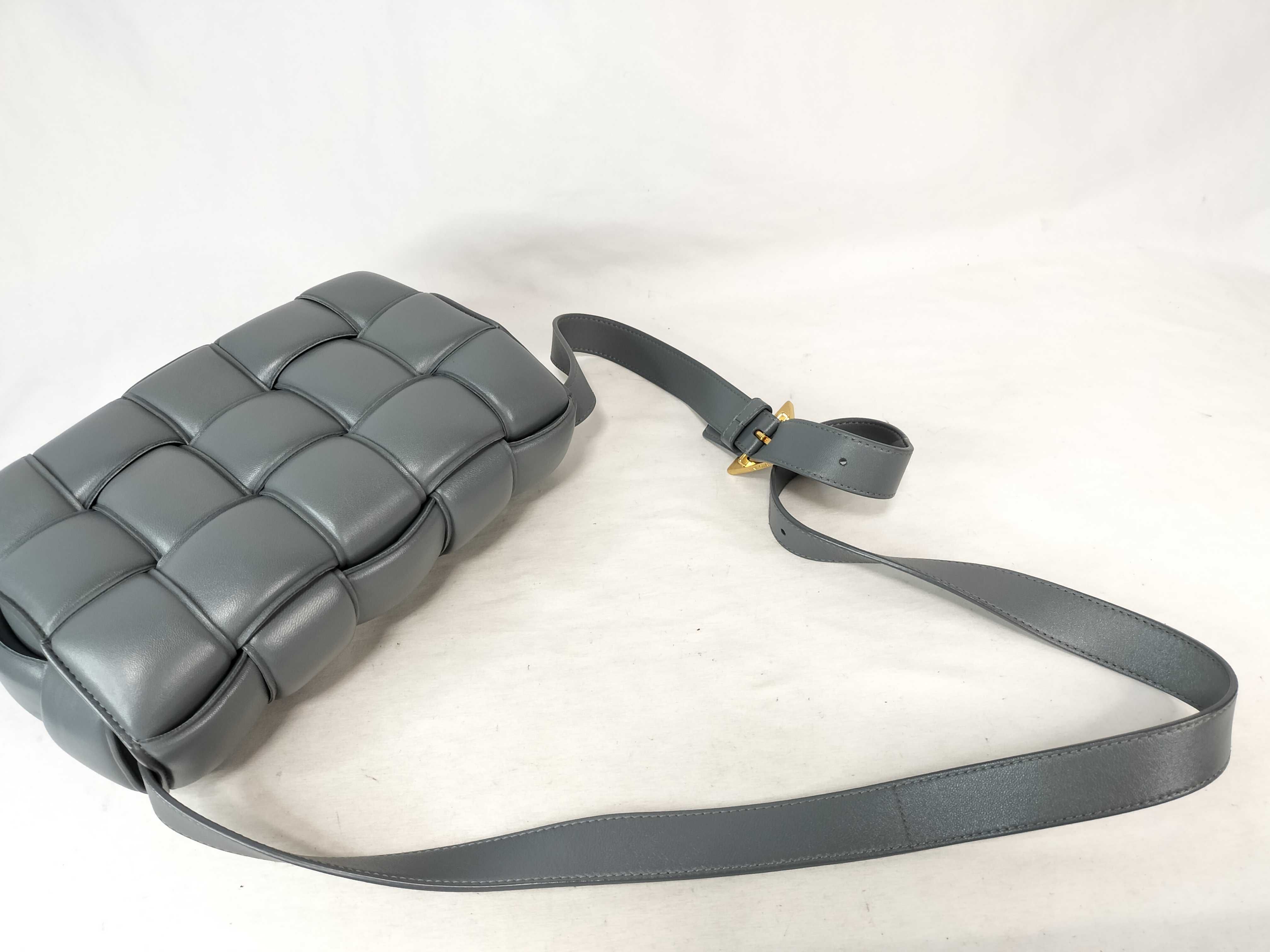 Padded Cassette Leather Shoulder Bag — view 3