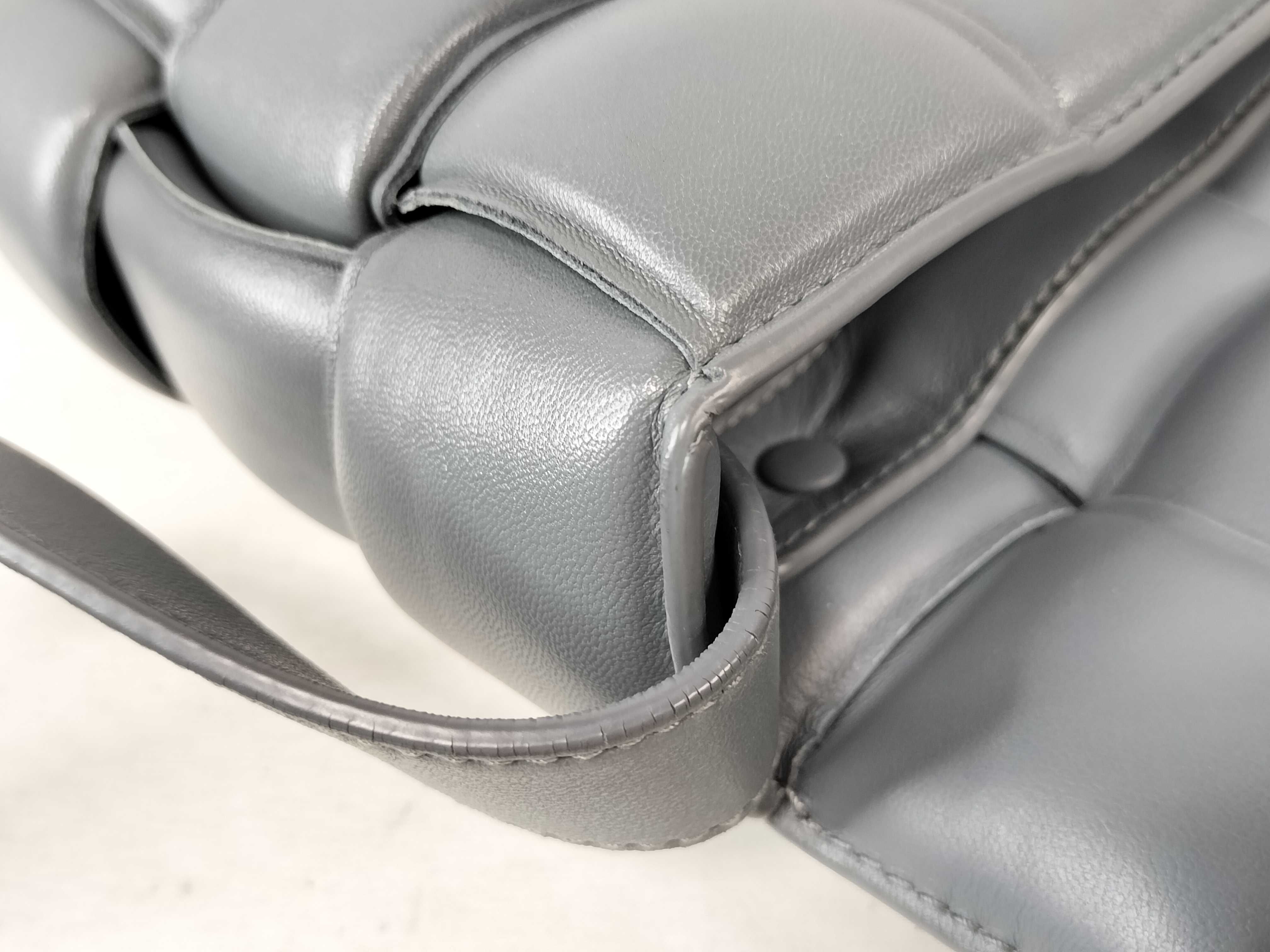 Padded Cassette Leather Shoulder Bag — view 5