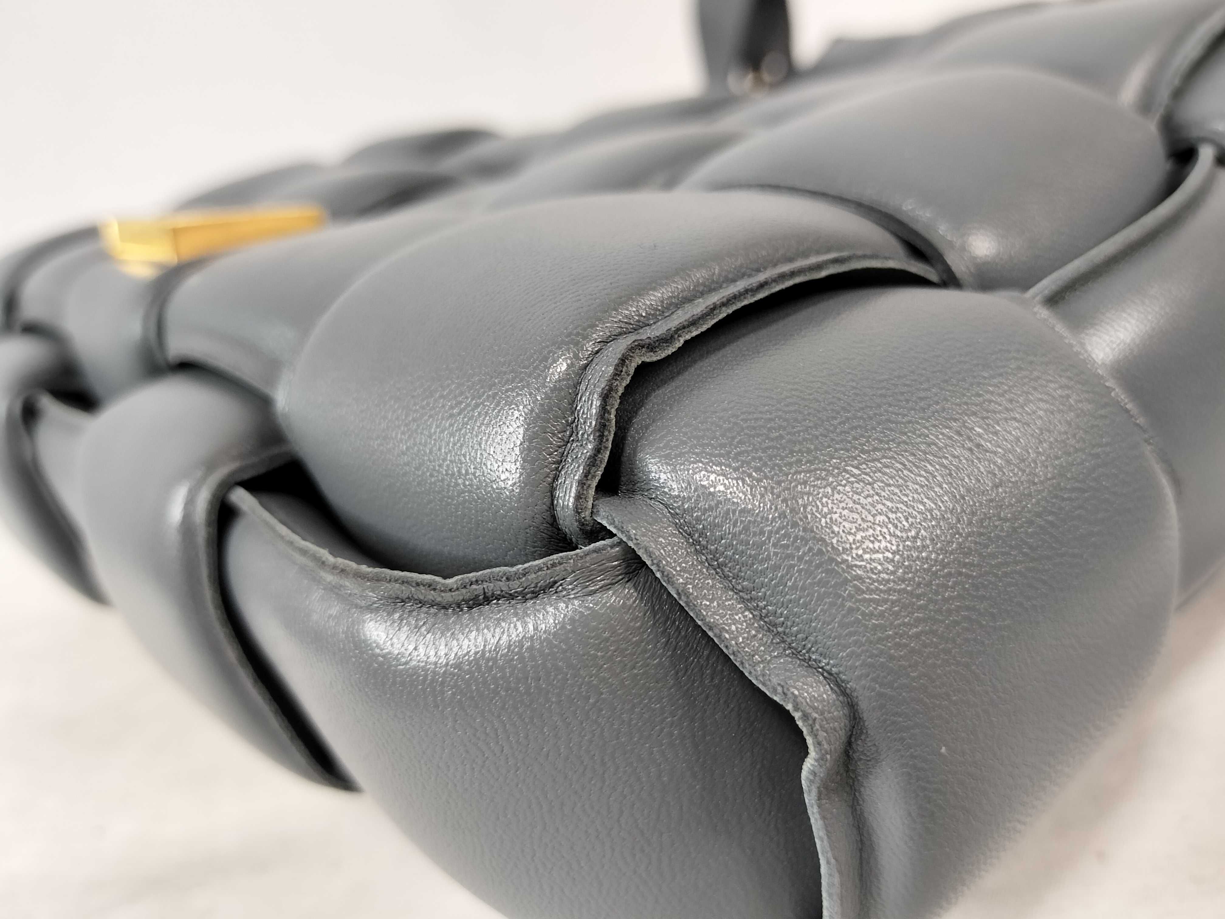Padded Cassette Leather Shoulder Bag — view 6