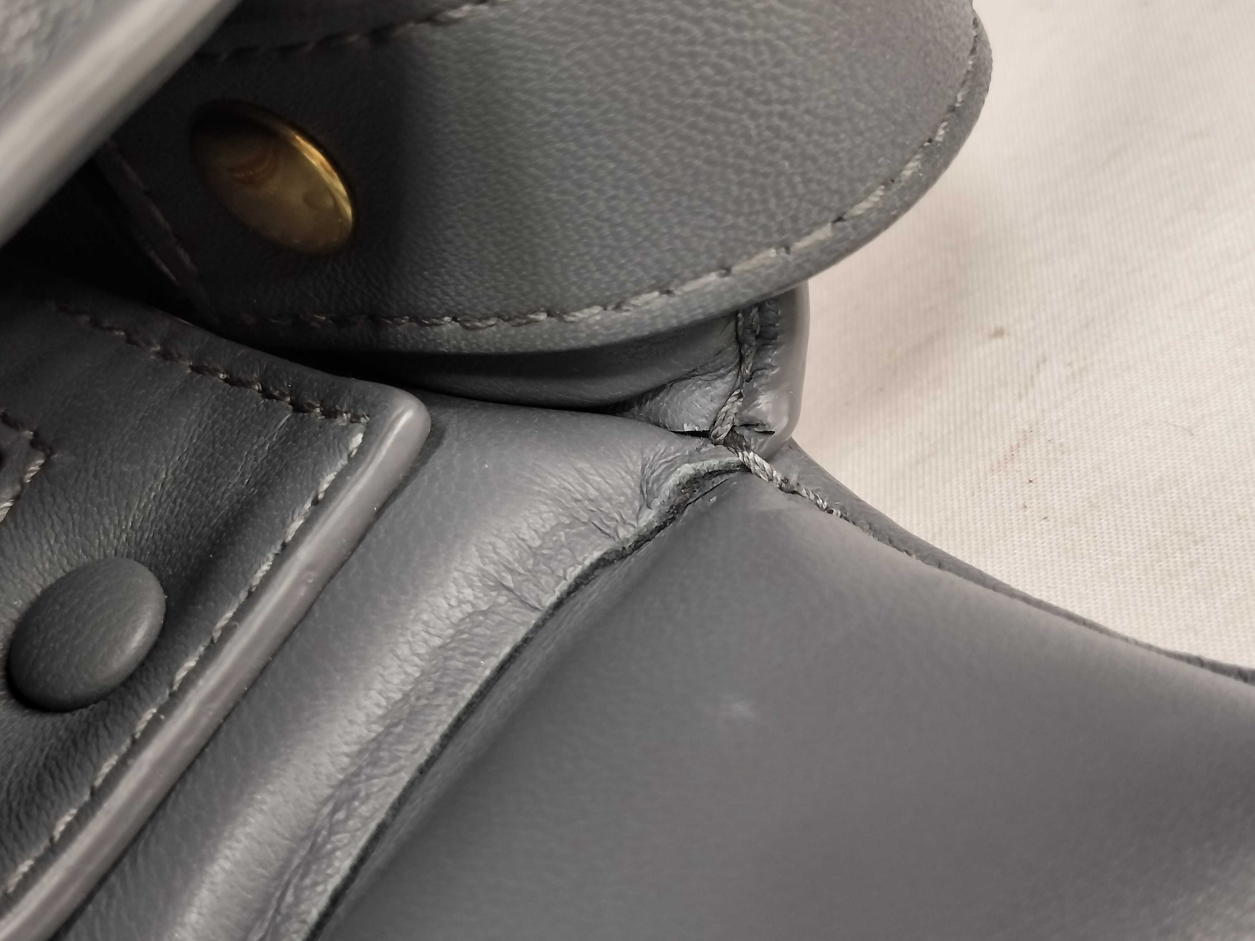 Padded Cassette Leather Shoulder Bag — view 9