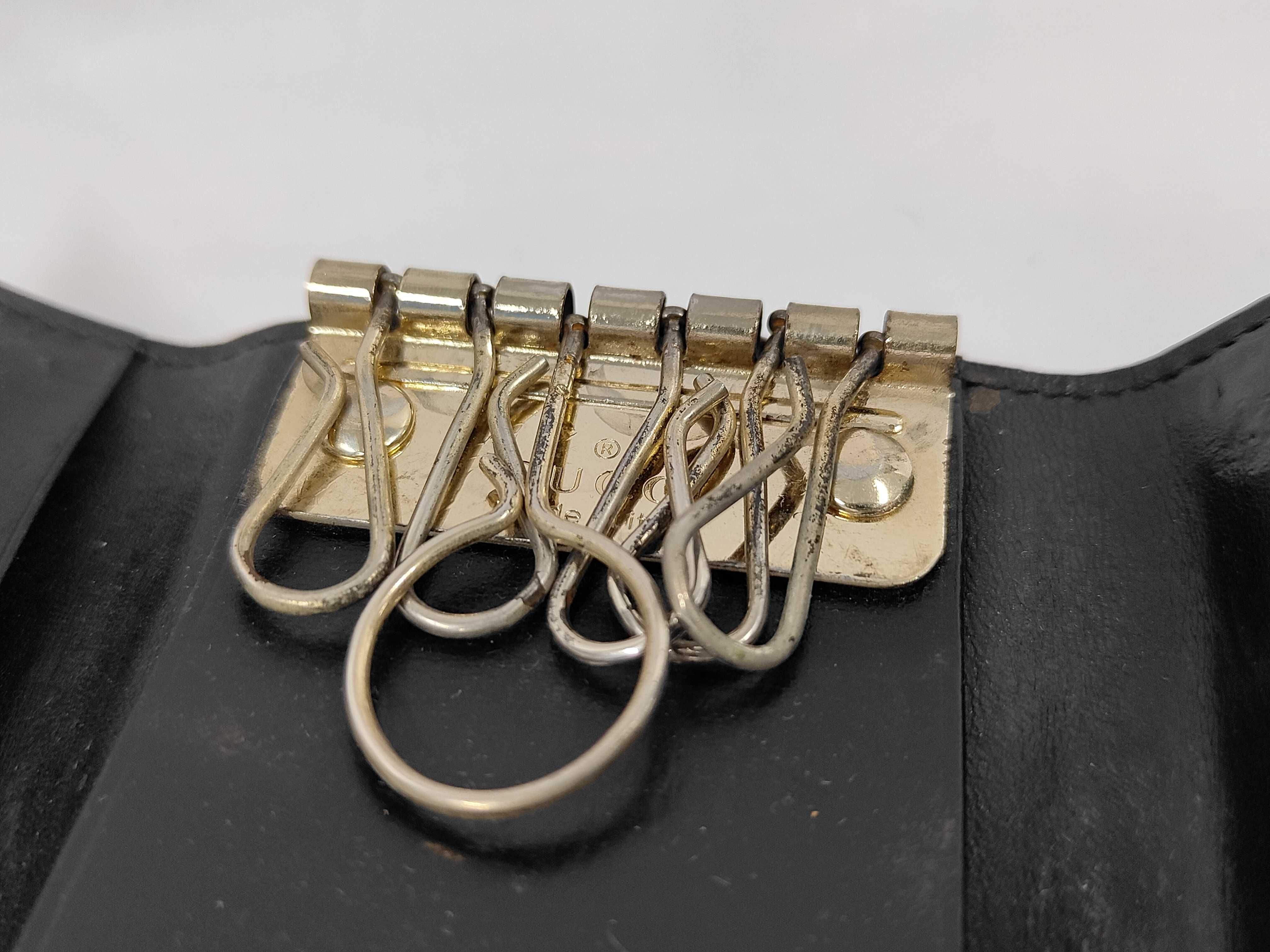 033.1147.0891 Leather Key Case, Black, with Box. Key Case/Key Holder. — view 6
