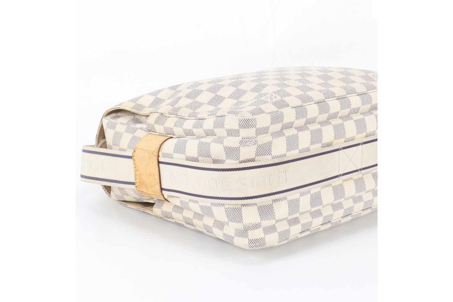 Damier Azur Naviglio N51189 Leather Shoulder Bag (Crossbody) — view 5